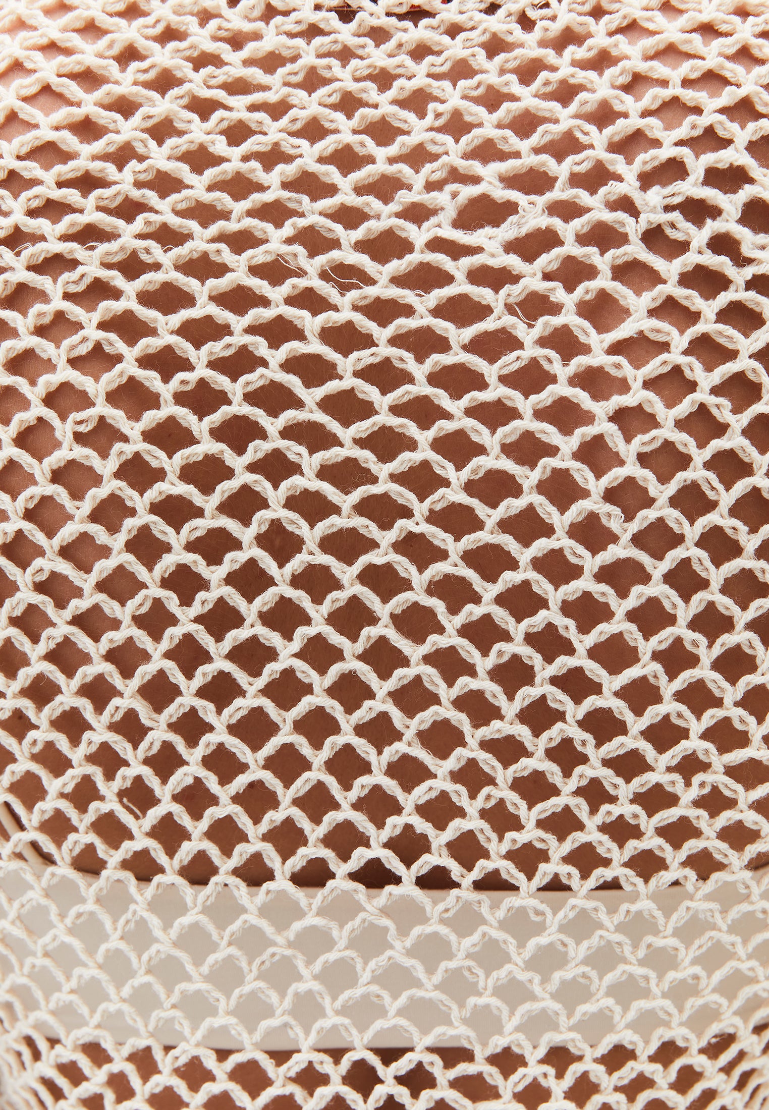 LONG SLEEVE COTTON BLOUSE - ALMOND MILK