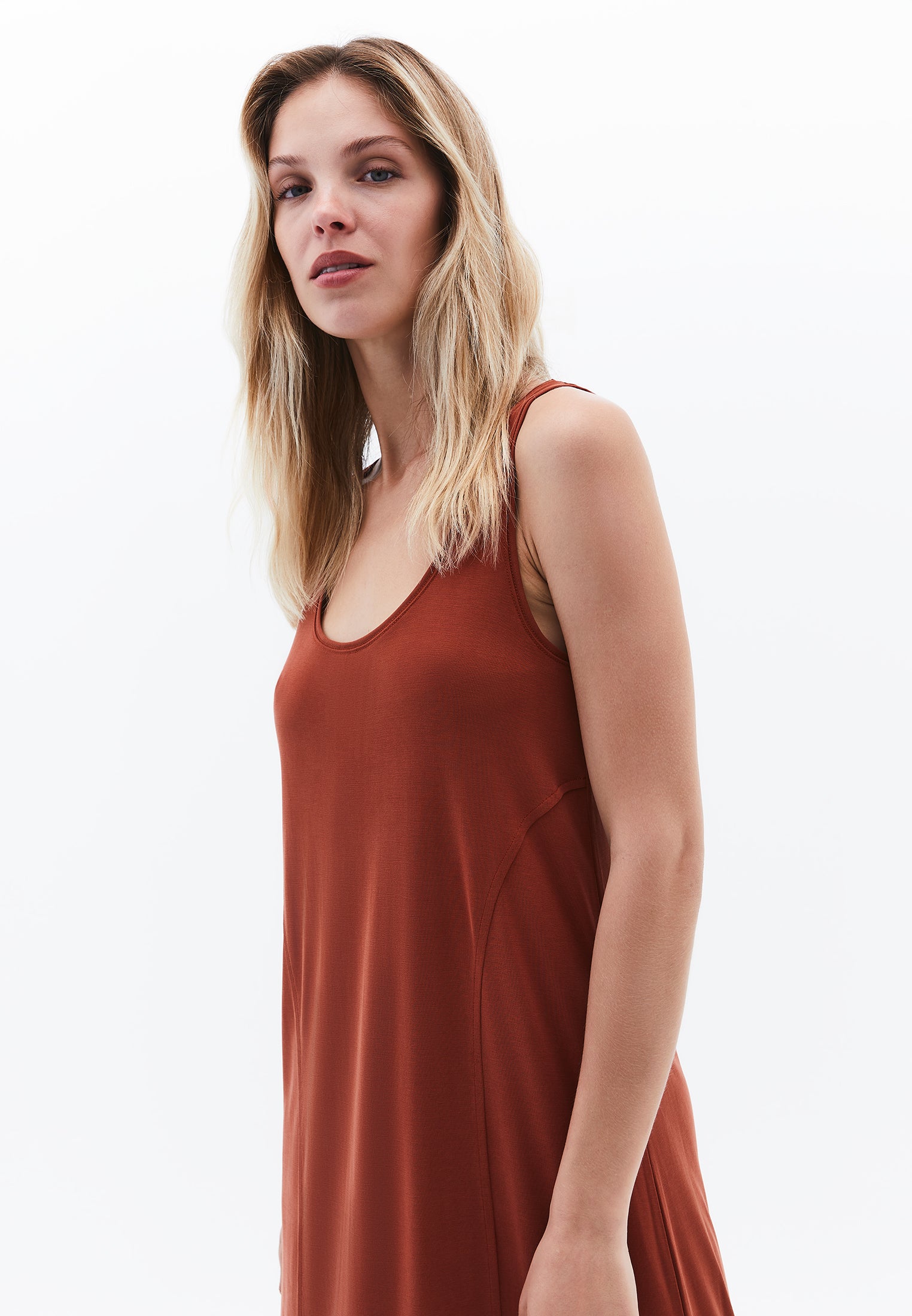 U Neck Dress - ARABIAN SPICE