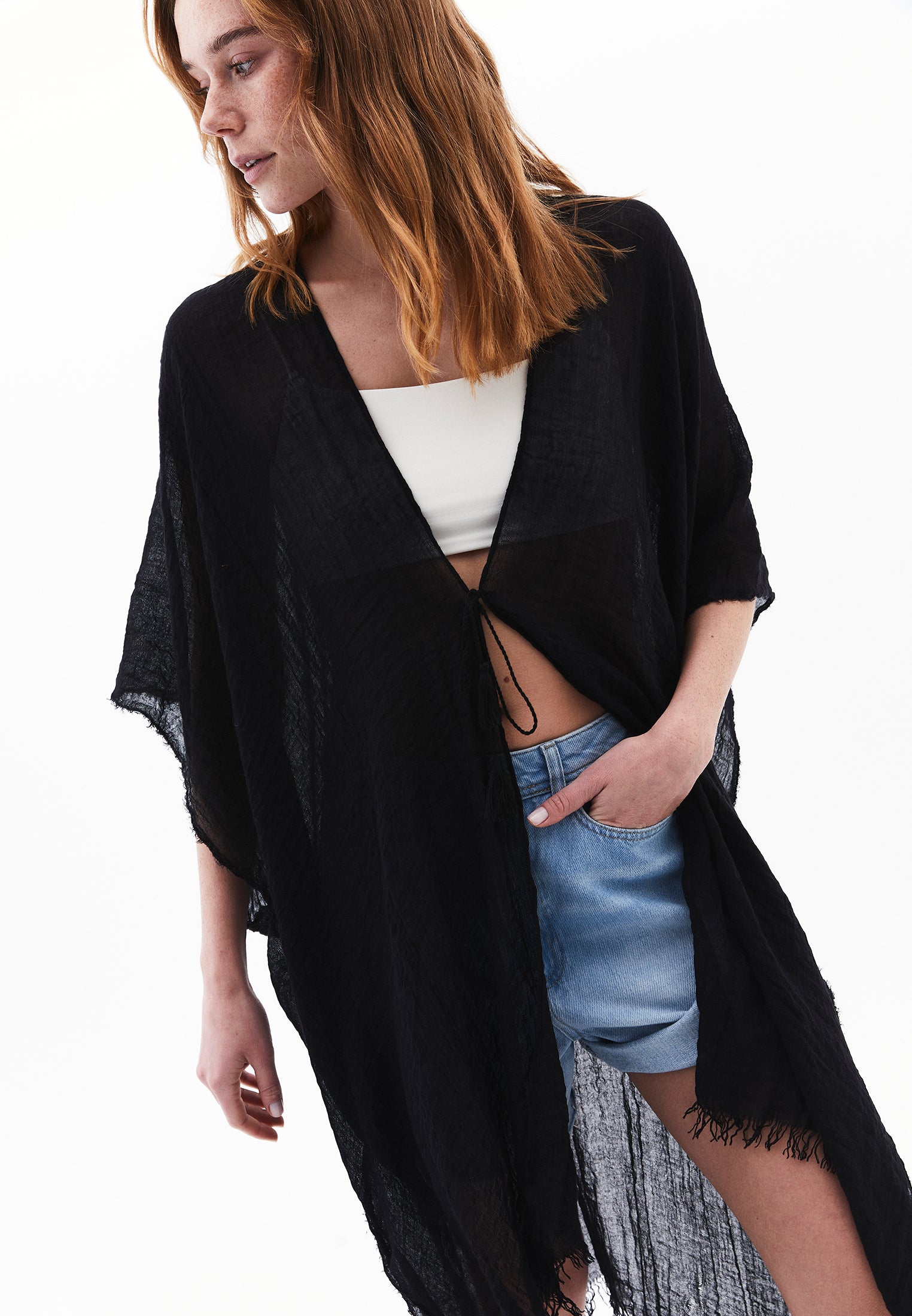 WOMEN'S SCARF - BLACK