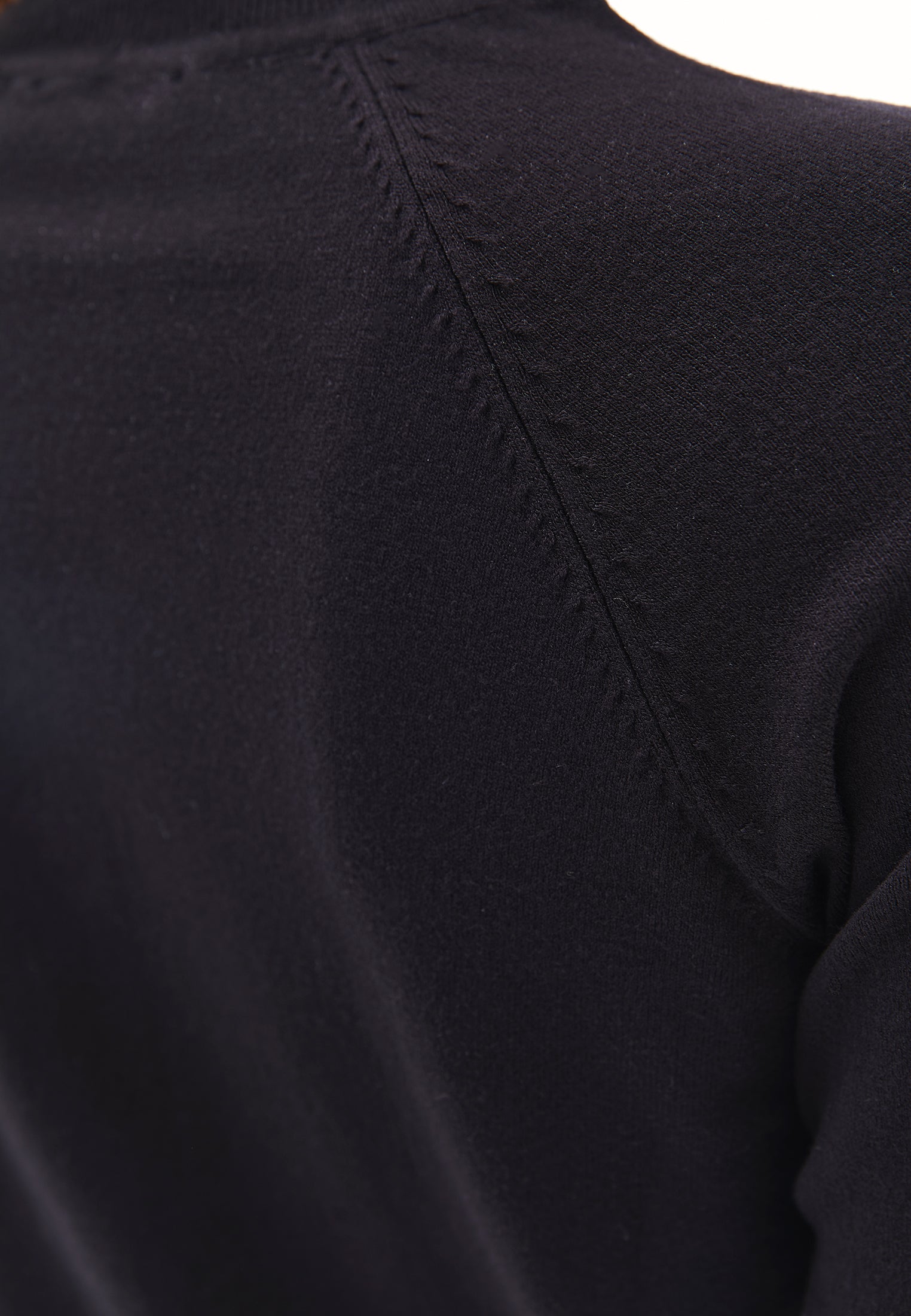 Slim Fit Turtleneck Knitwear - BLACK