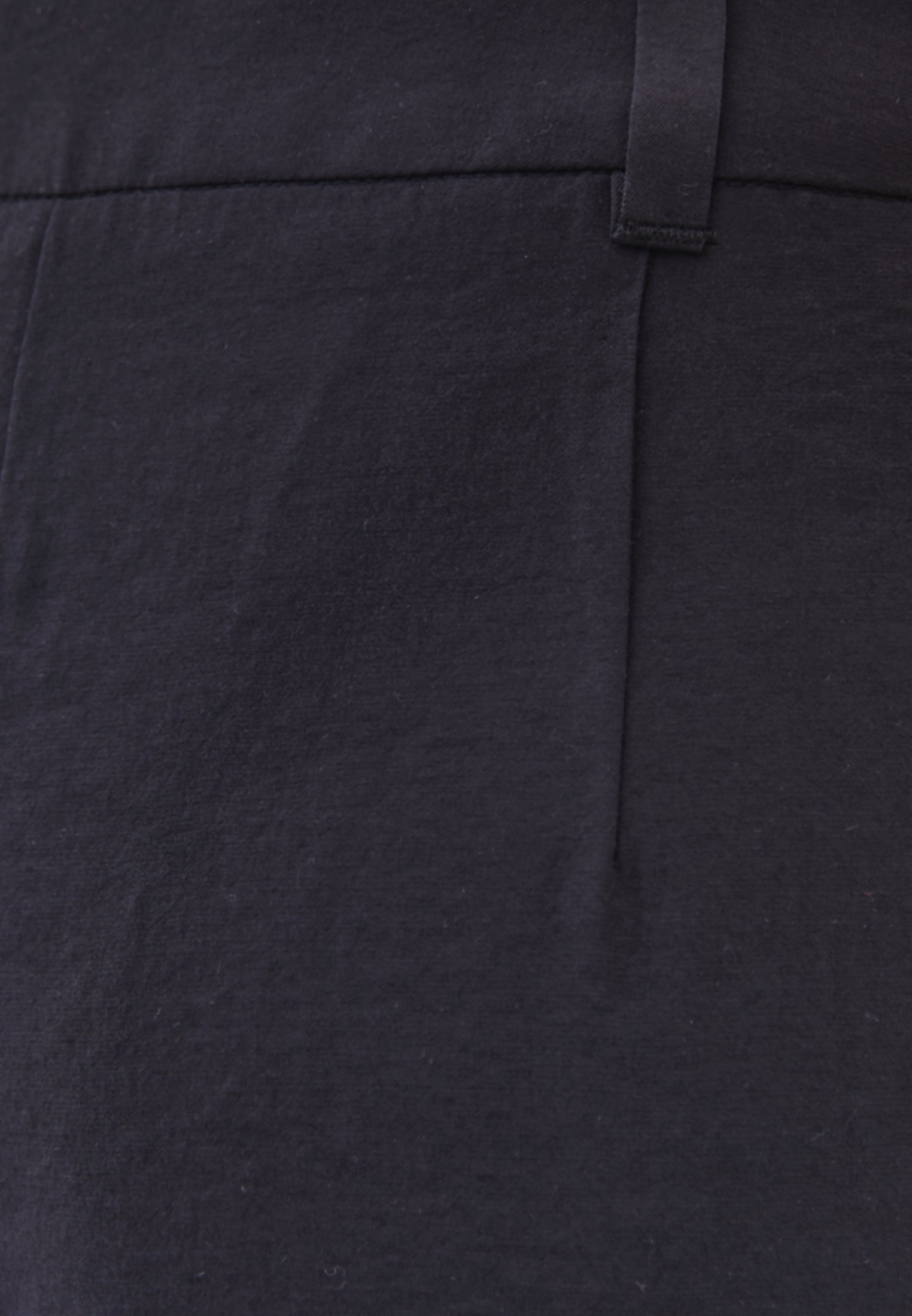 بنطلون واسع الساقين عالي الخصر - أسود