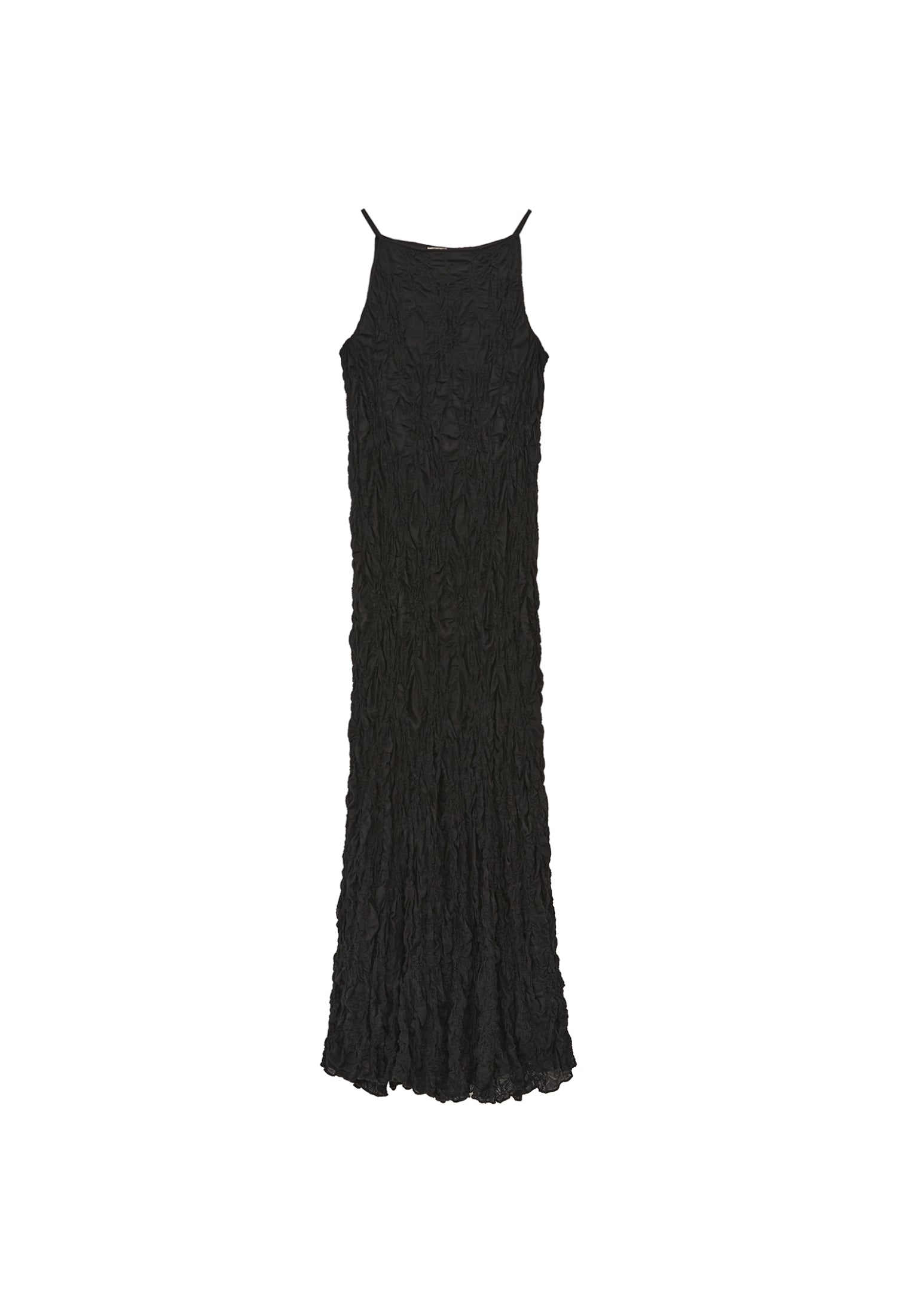 Long Lace Dress - BLACK