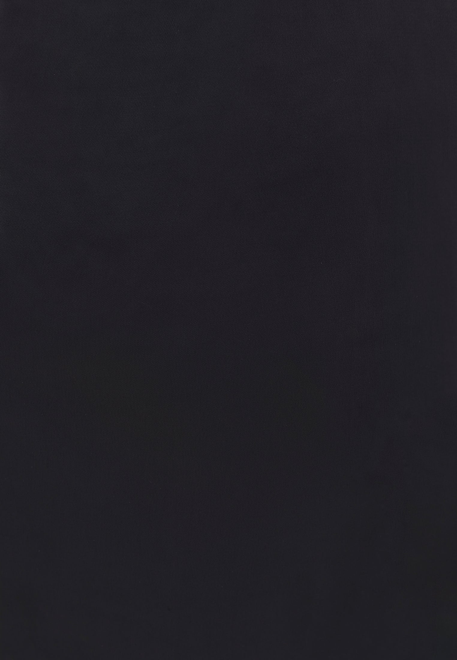 Long Dress With High Neck, Button And Slit Detail - BLACK