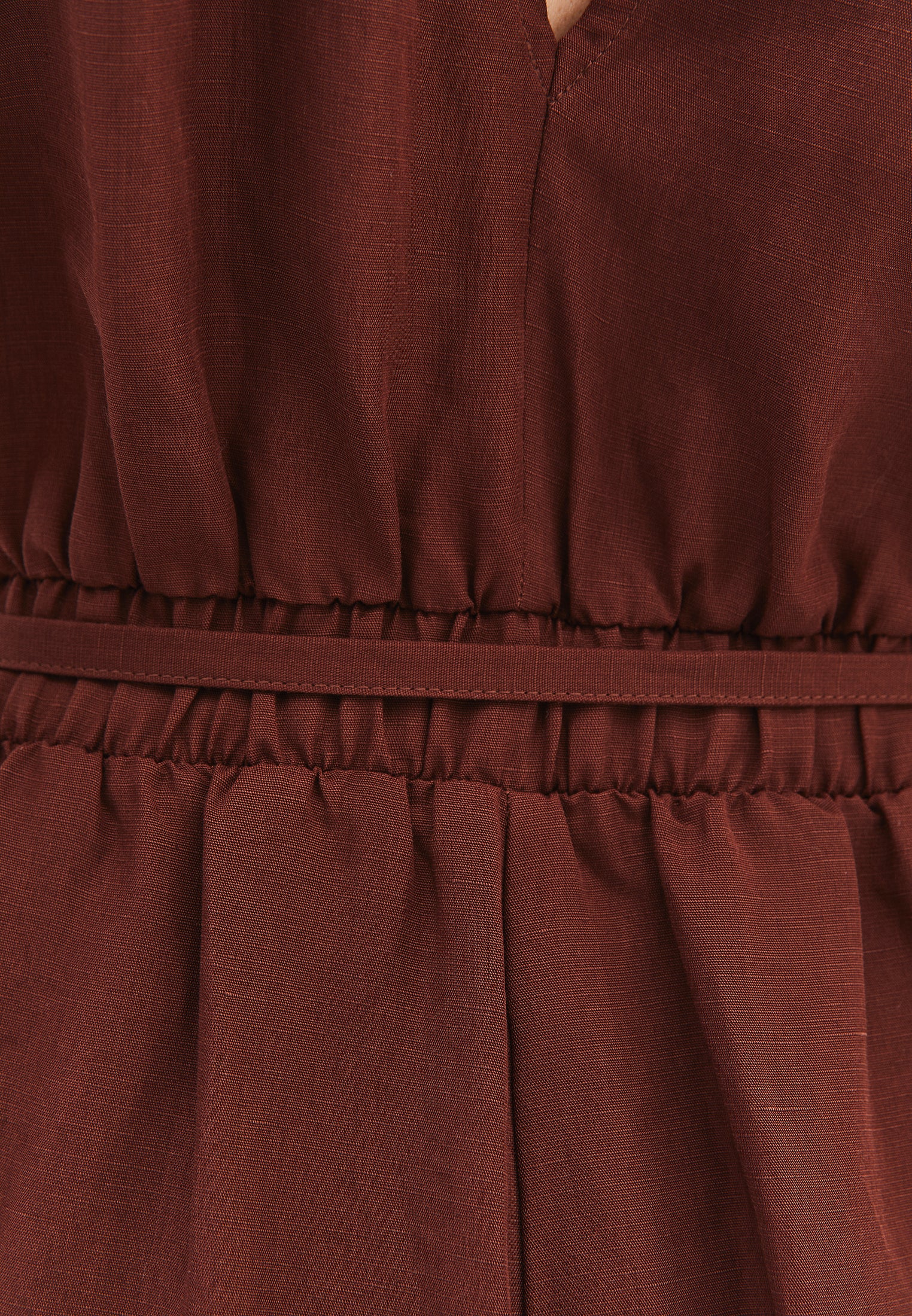 Tencel Jumpsuit - CHOCOLATE FONDANT