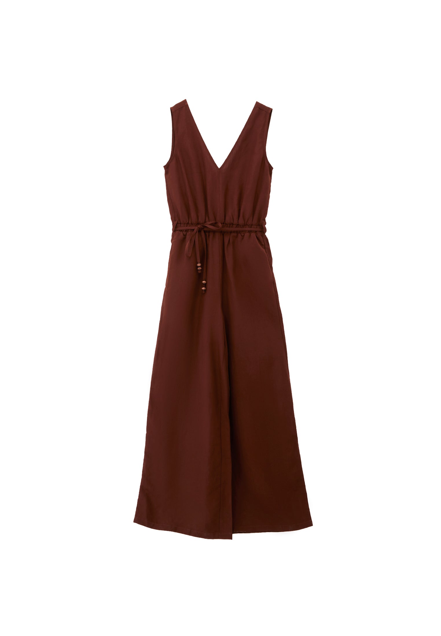 Tencel Jumpsuit - CHOCOLATE FONDANT