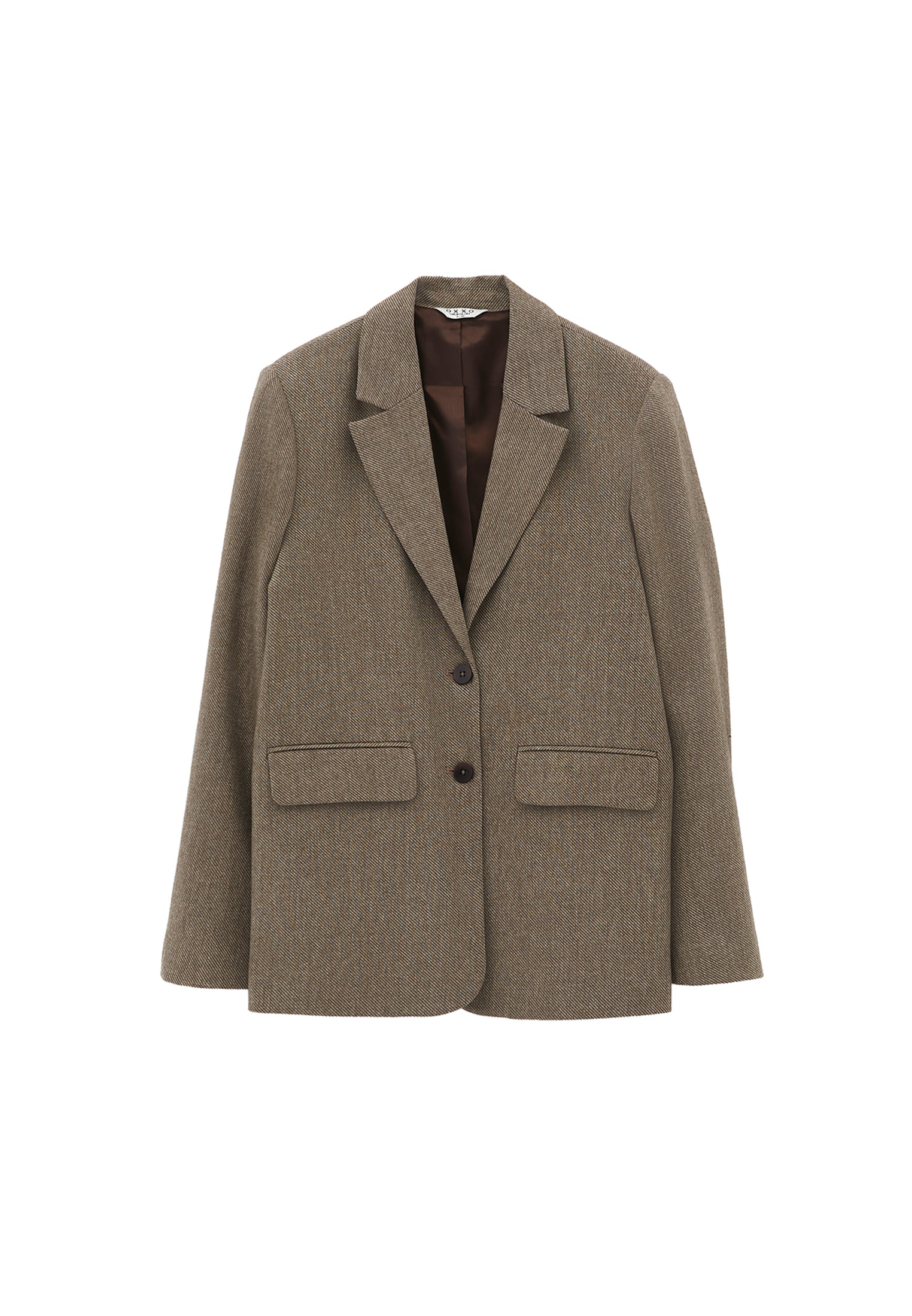 Button detailed oversized blazer jacket - FALCON