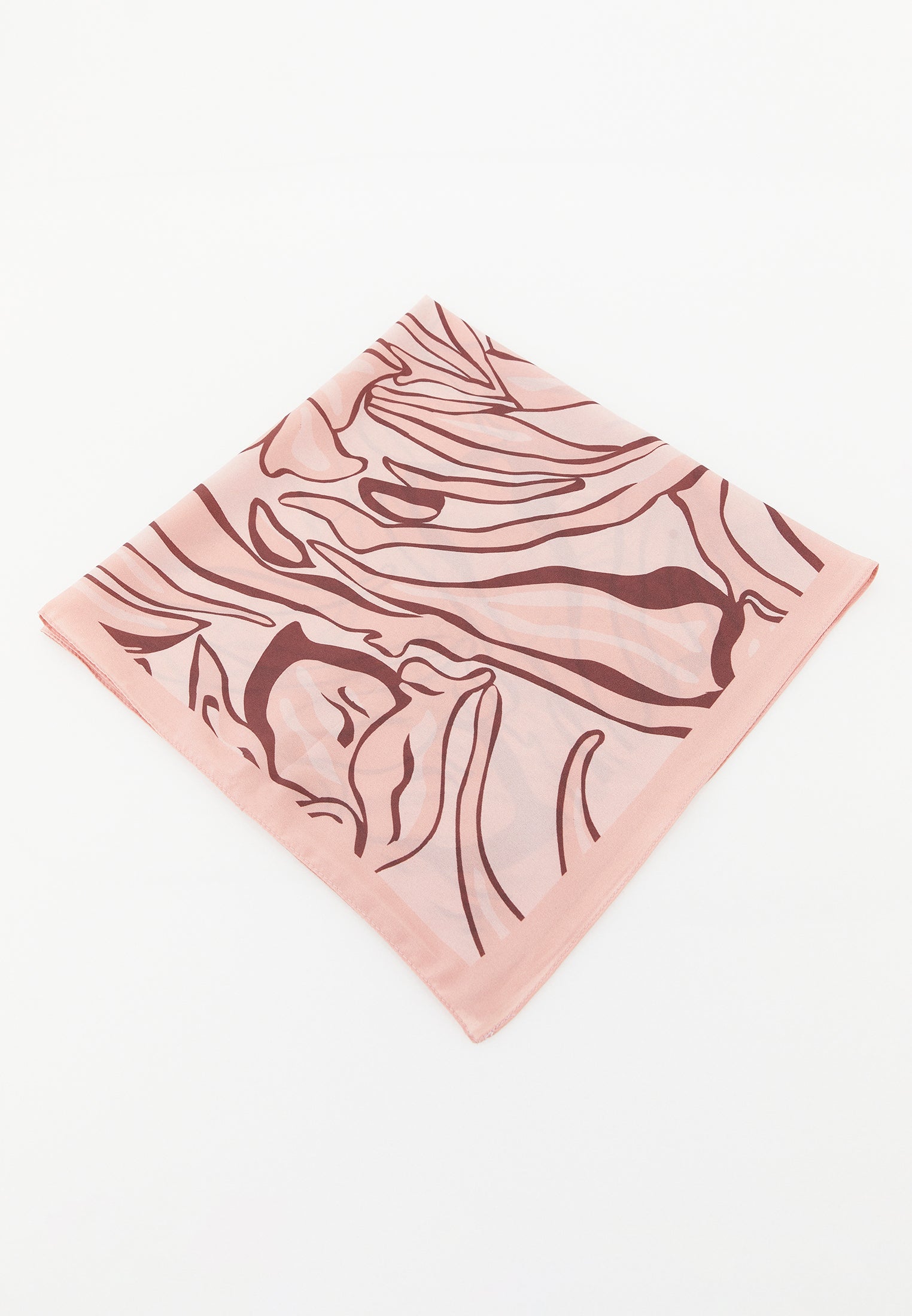 Patterned Scarf - FLOWER COMB