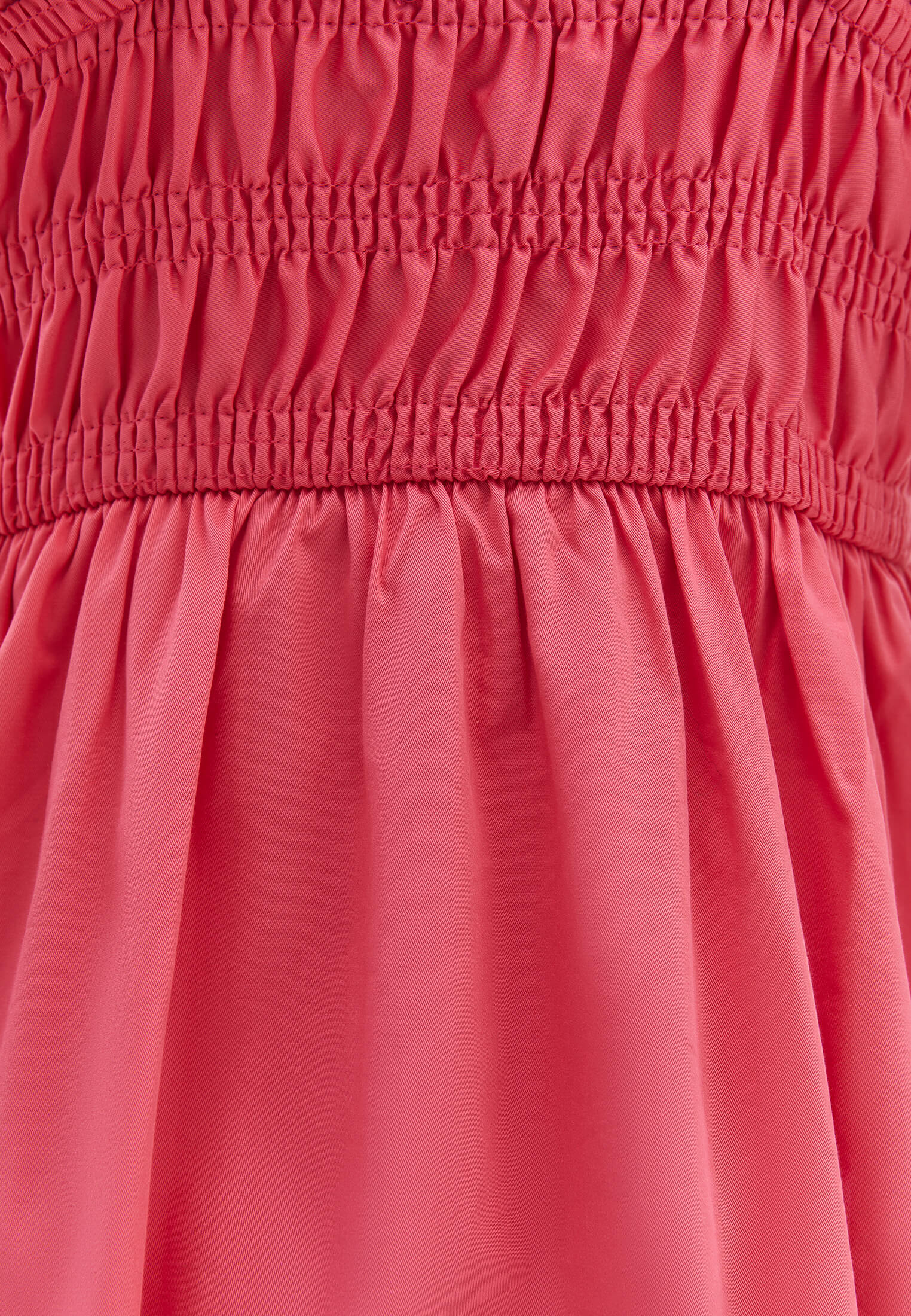 V Neck Dress With Gipe Detail - PINK LEMONADE