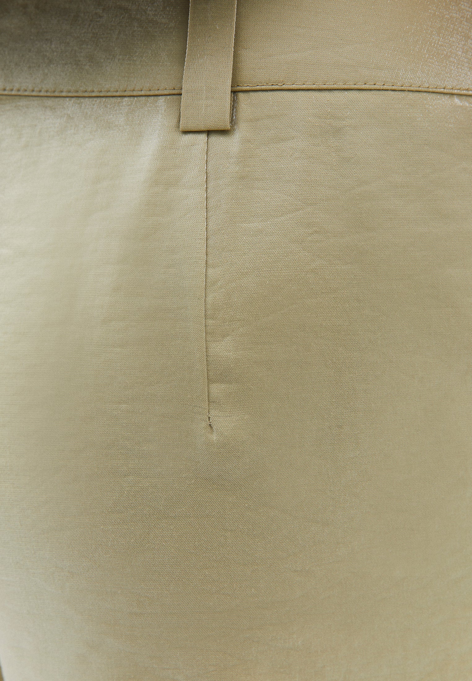 Wide leg pants with belt detail - SAGE GREEN