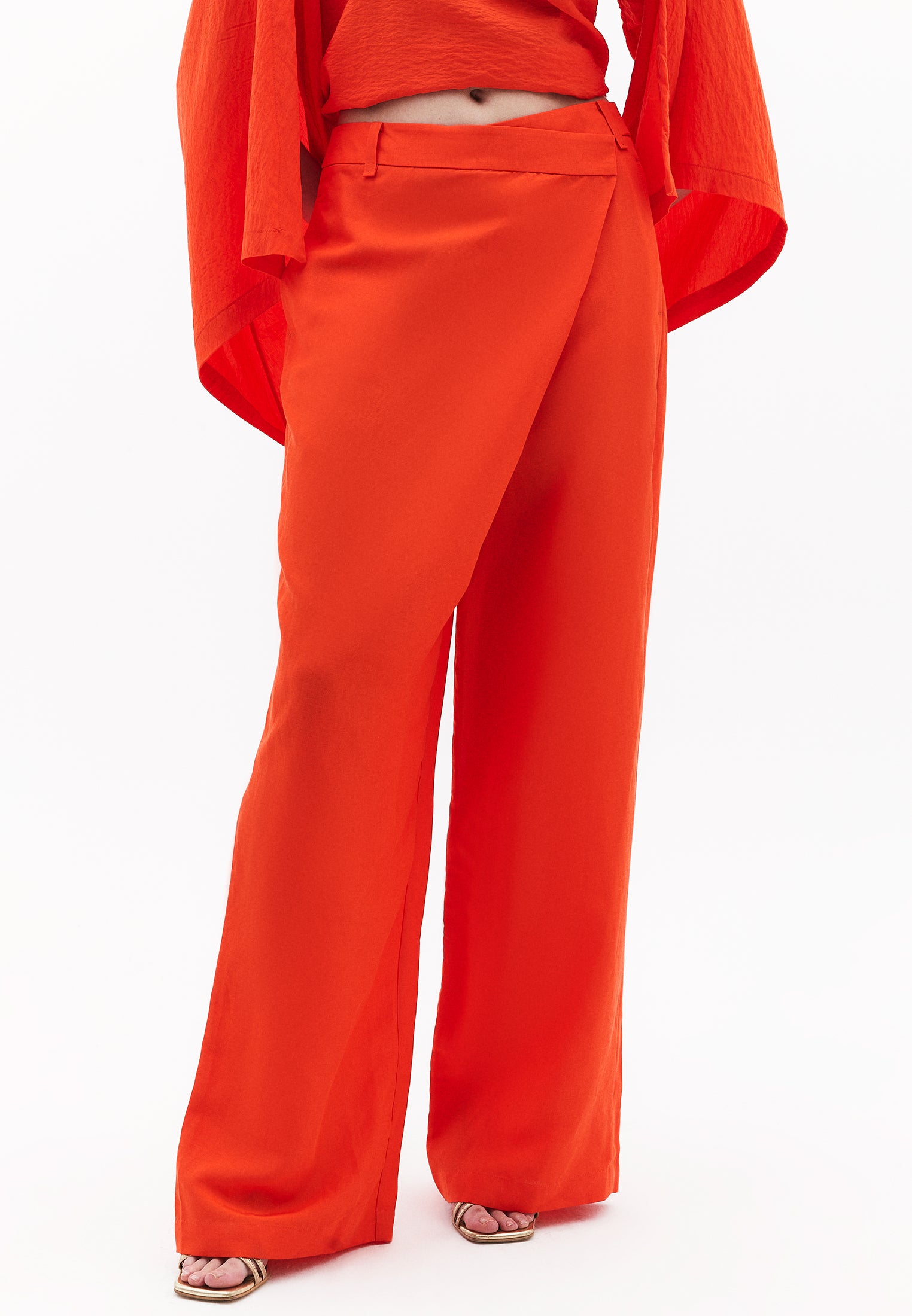 Linen Pants - SPICY ORANGE