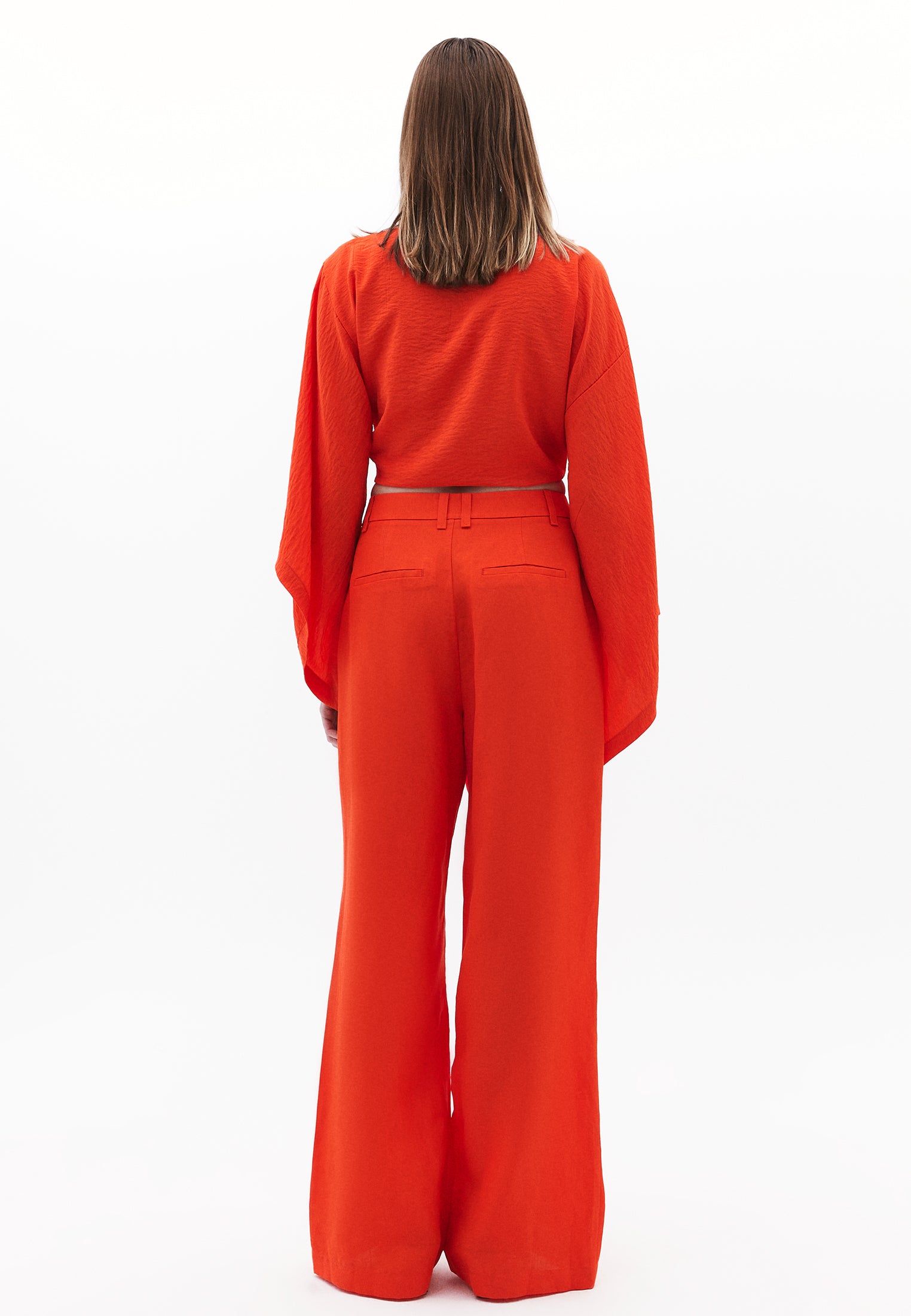 Linen Pants - SPICY ORANGE