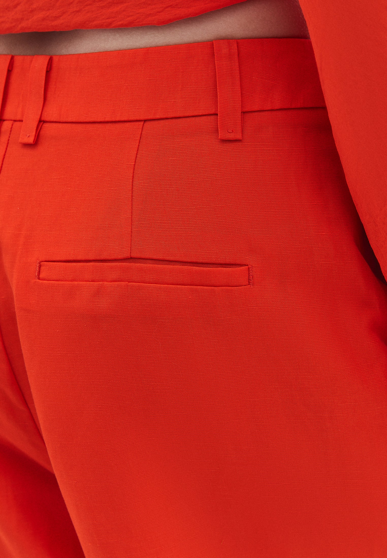 Linen Pants - SPICY ORANGE