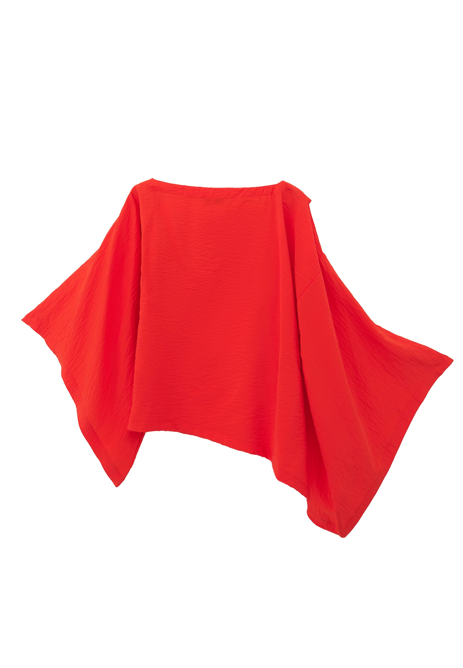 بلوزة غير متماثلة - برتقالية حارة