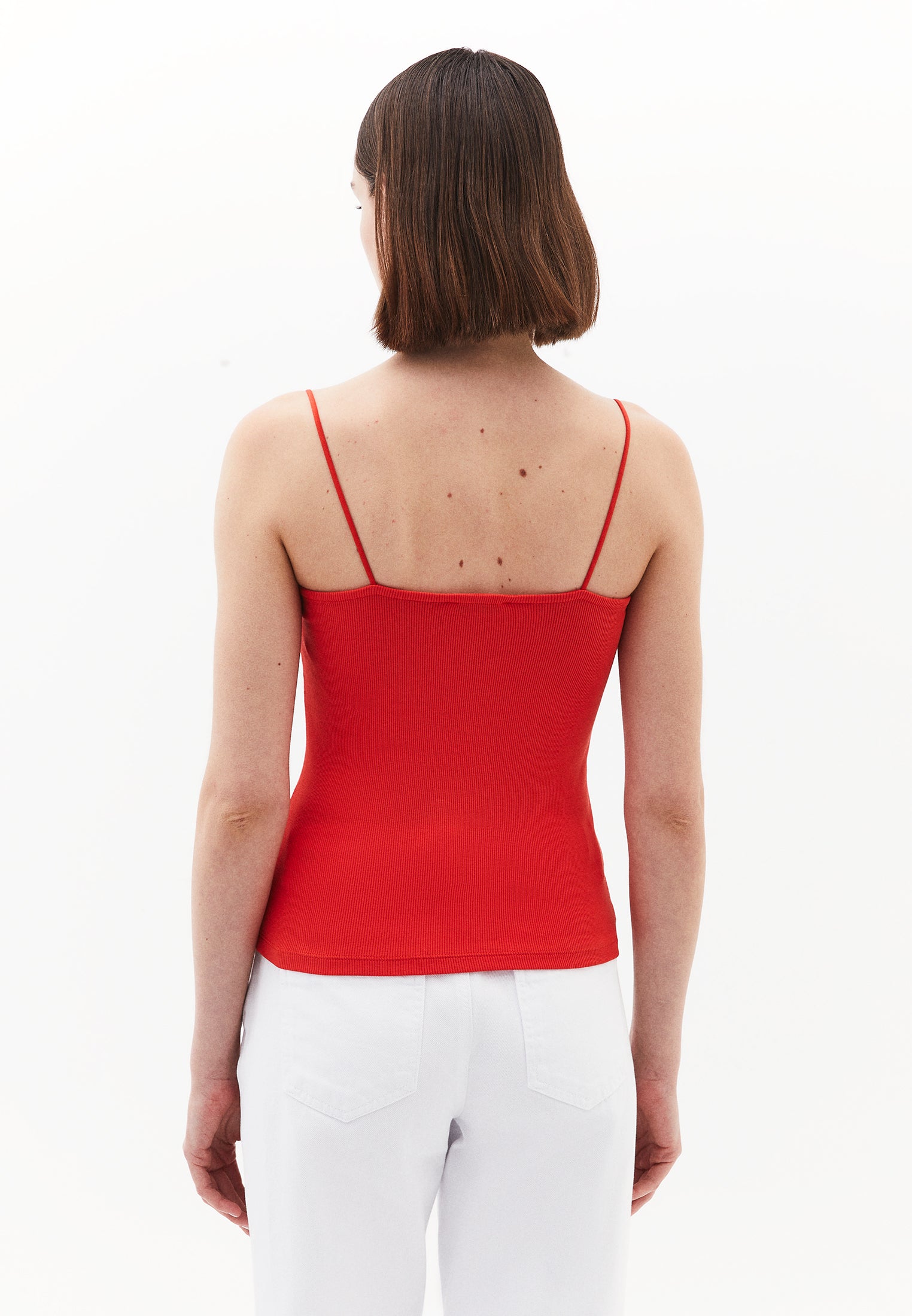 قميص بدون أكمام برقبة على شكل حرف V - زهرة الخشخاش الشجاعة