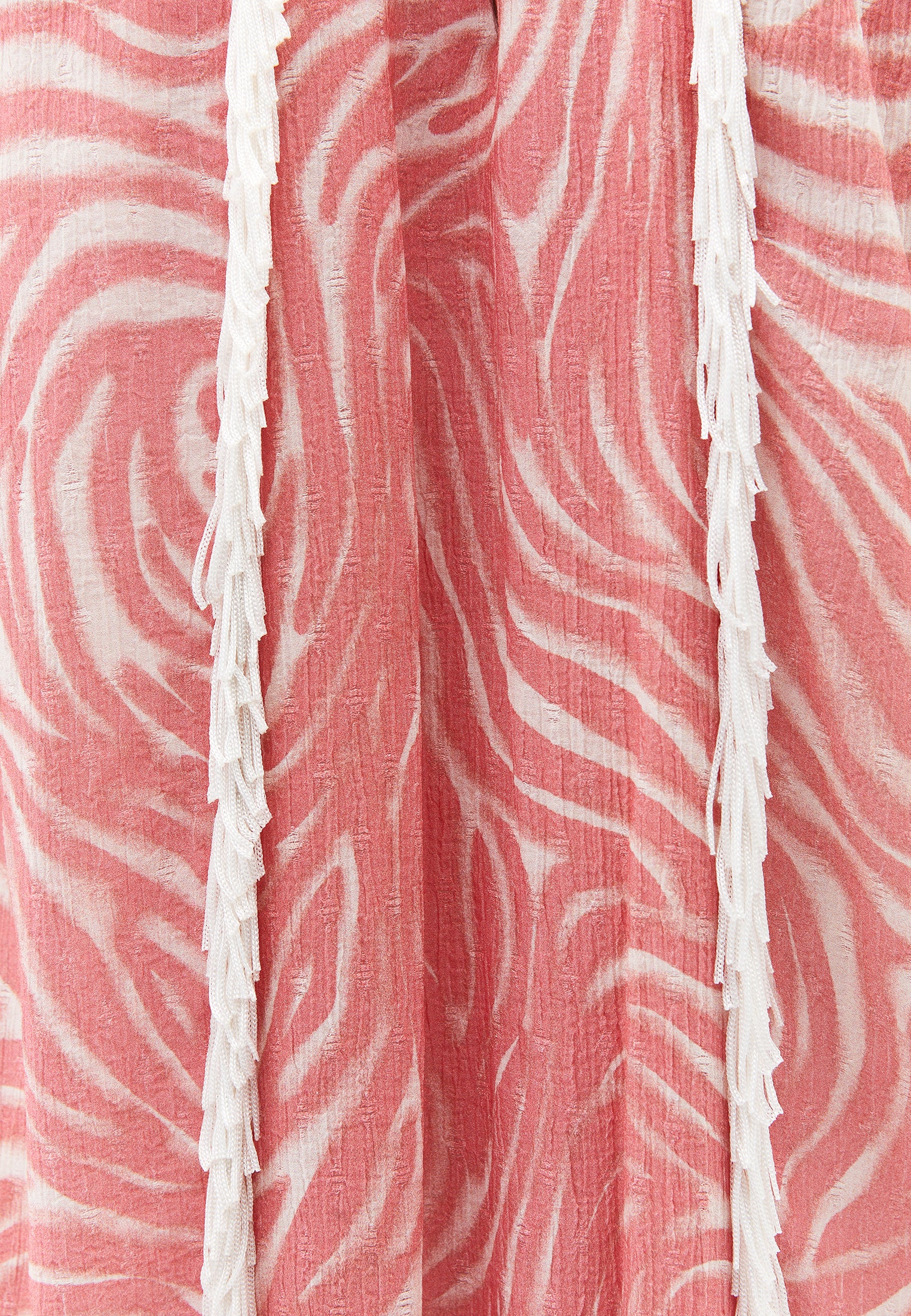 فستان برقبة طويلة برقبة رقبة طويلة - مشط مموج