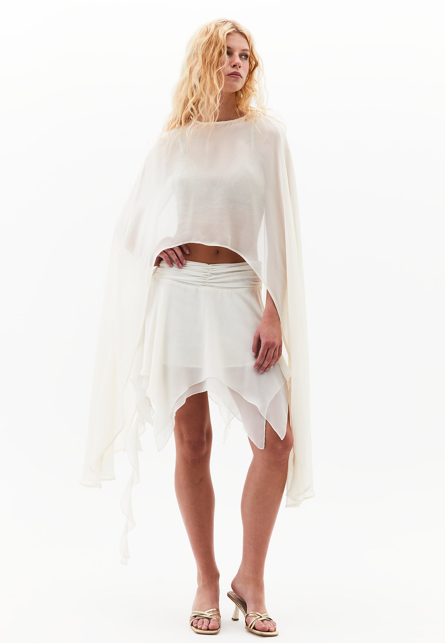 Long Kimono - ALMOND MILK