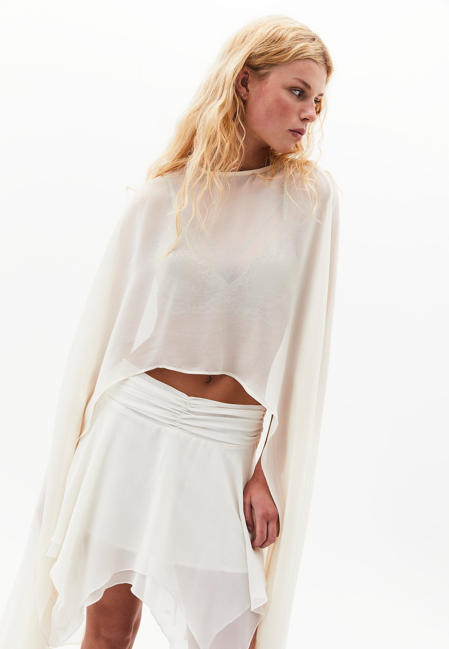 Long Kimono - ALMOND MILK