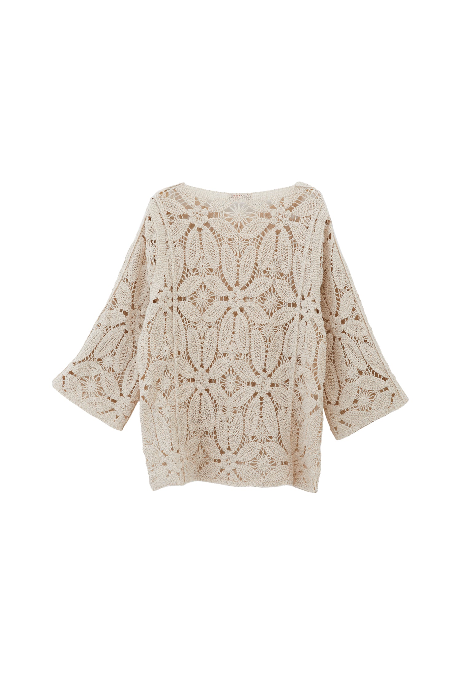 بلوزة مفصلة من أجور - حليب اللوز