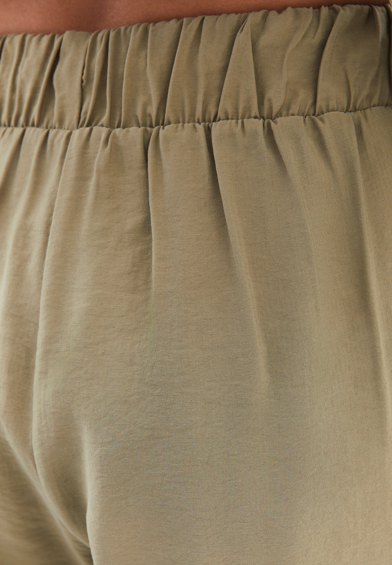 High Waist Elastic Pants - ALOE