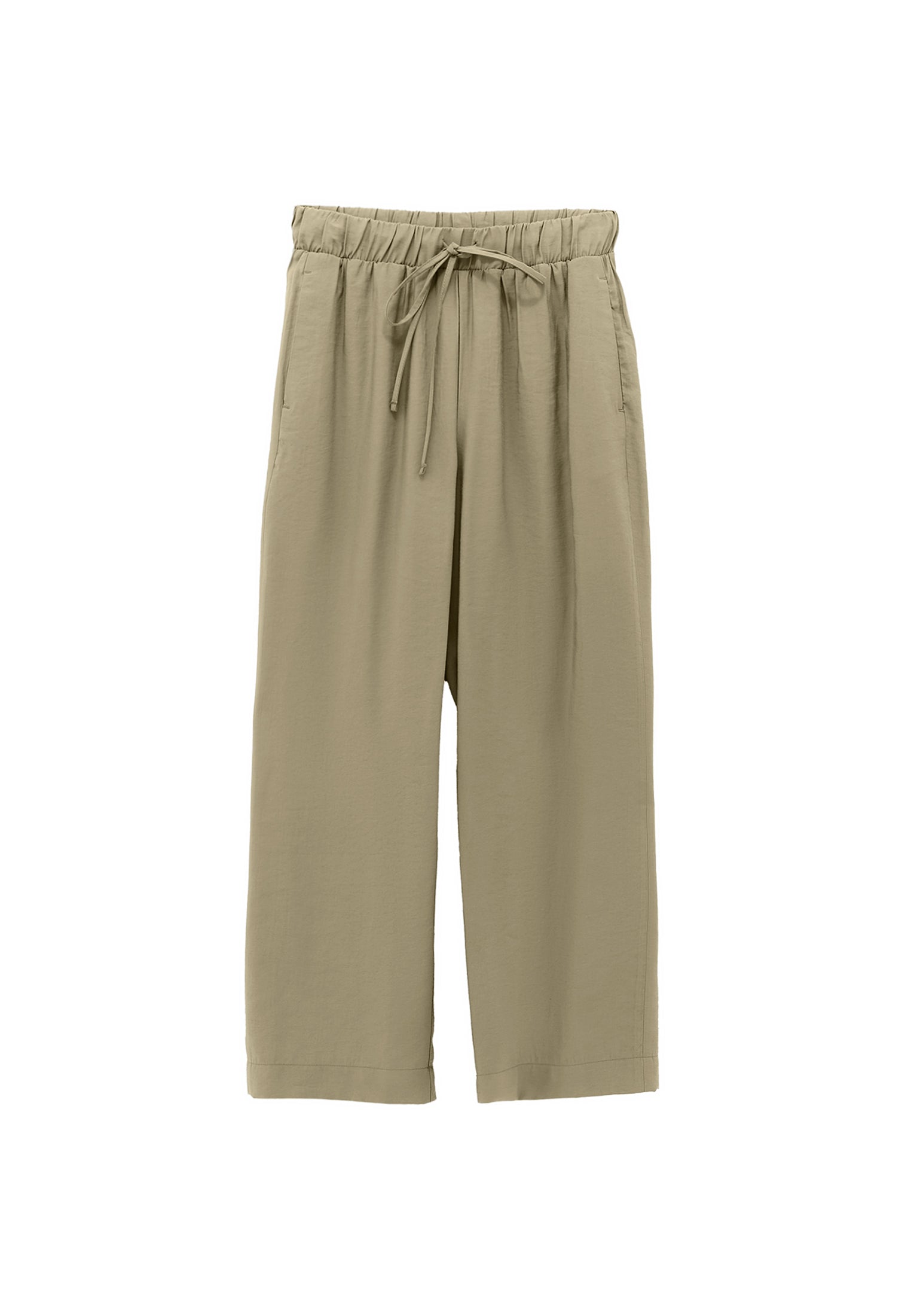 High Waist Elastic Pants - ALOE