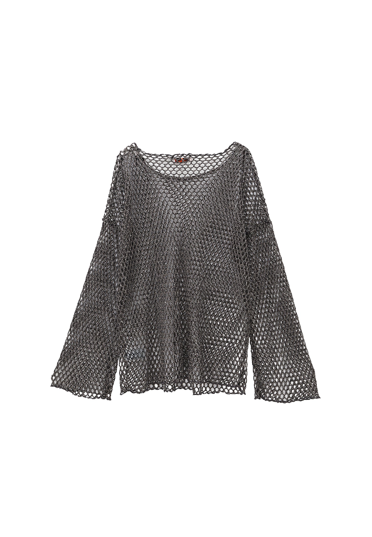 ملف بلوزة بأكمام طويلة مفصلة - ANTRA MELANGE