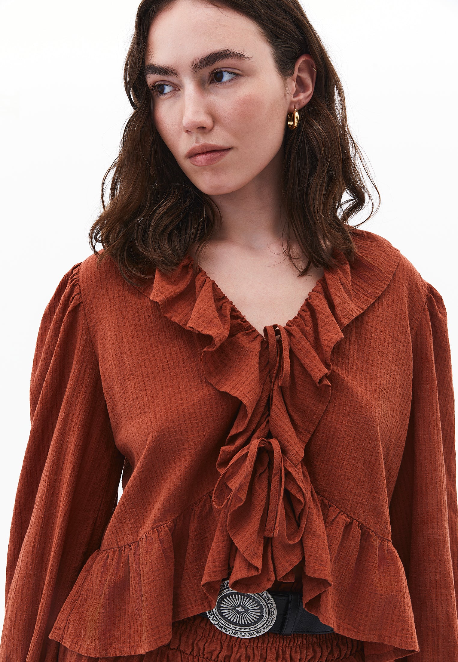 بلوزة برقبة عميقة - أرابيان سبايس