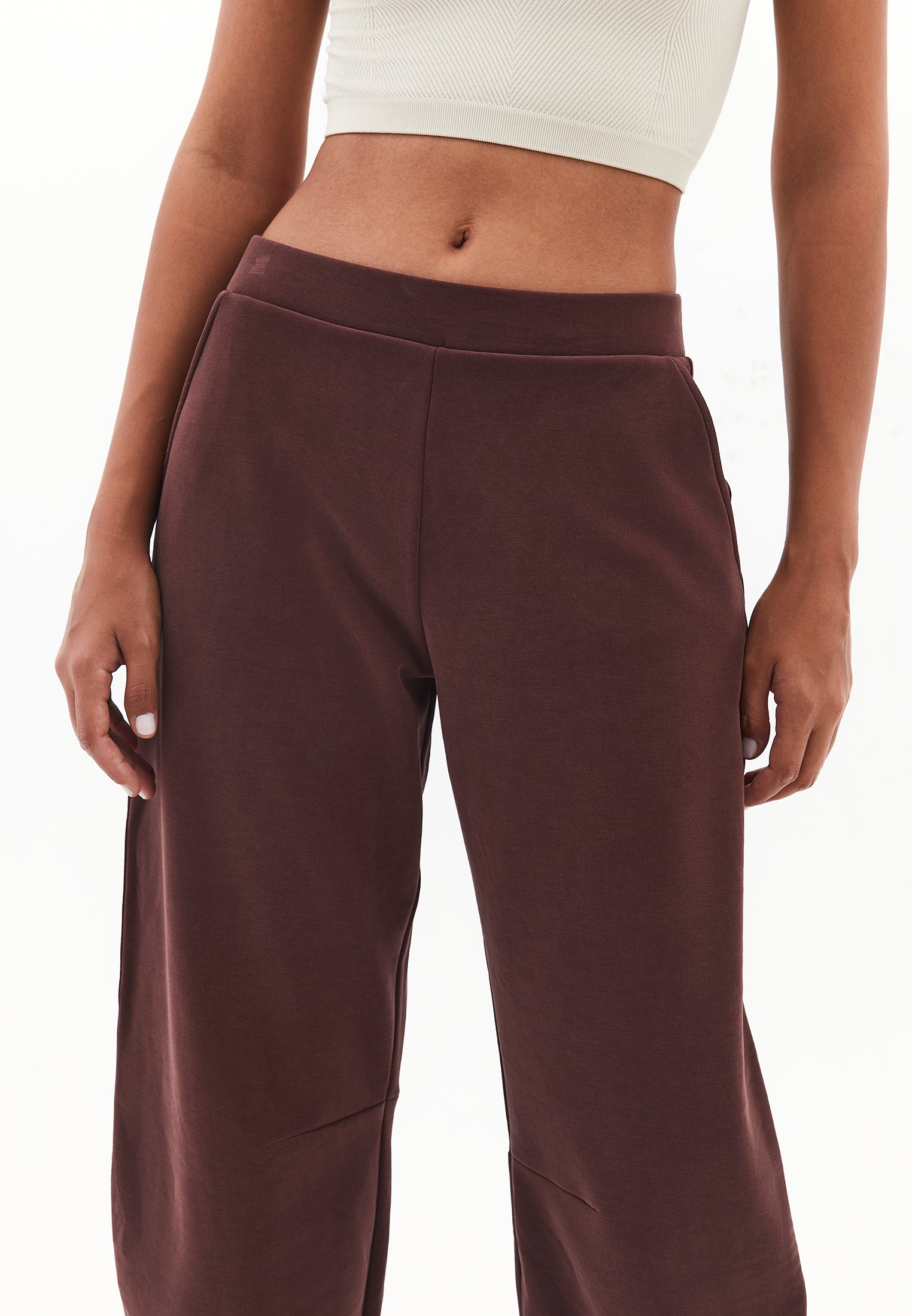 بنطلون بساق برميلية - BITTER CHOCOLATE