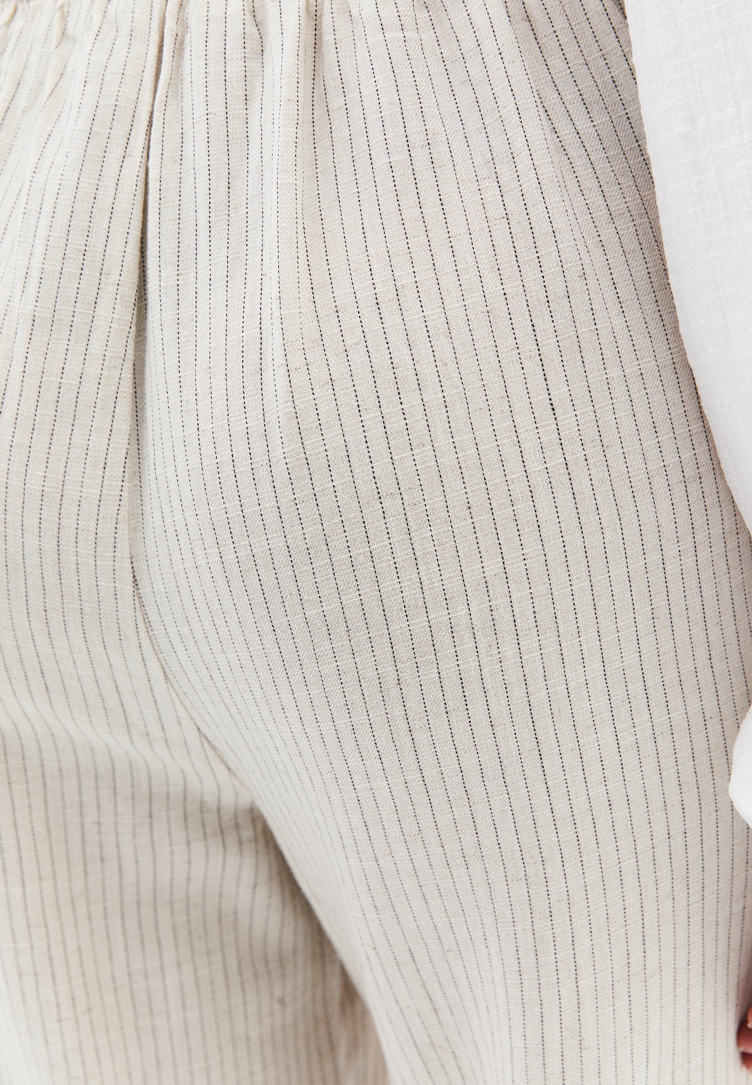 Summer Linen Pants - BLACK STRIPE