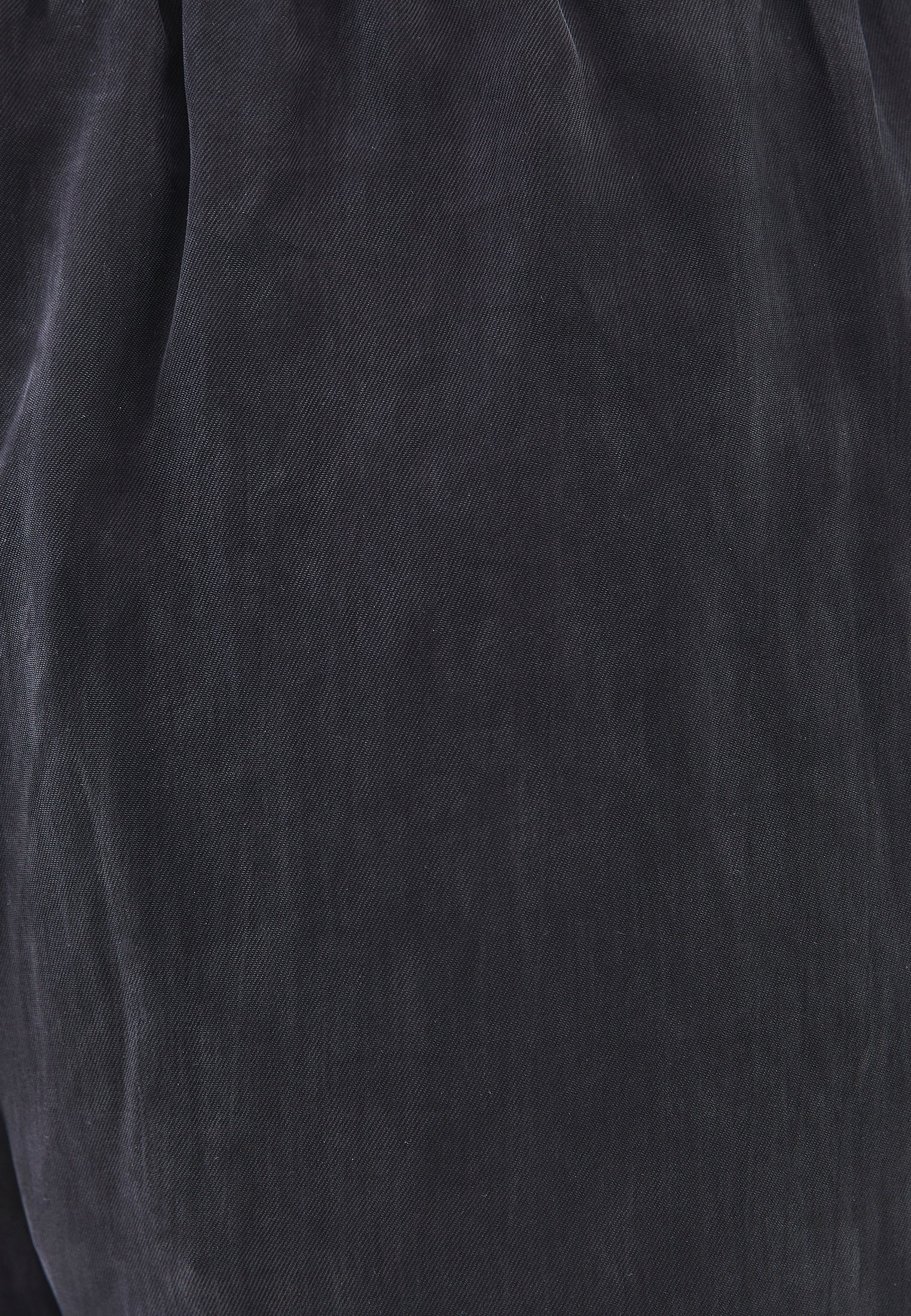 بنطلون مستقيم بخصر عال جداً - أسود