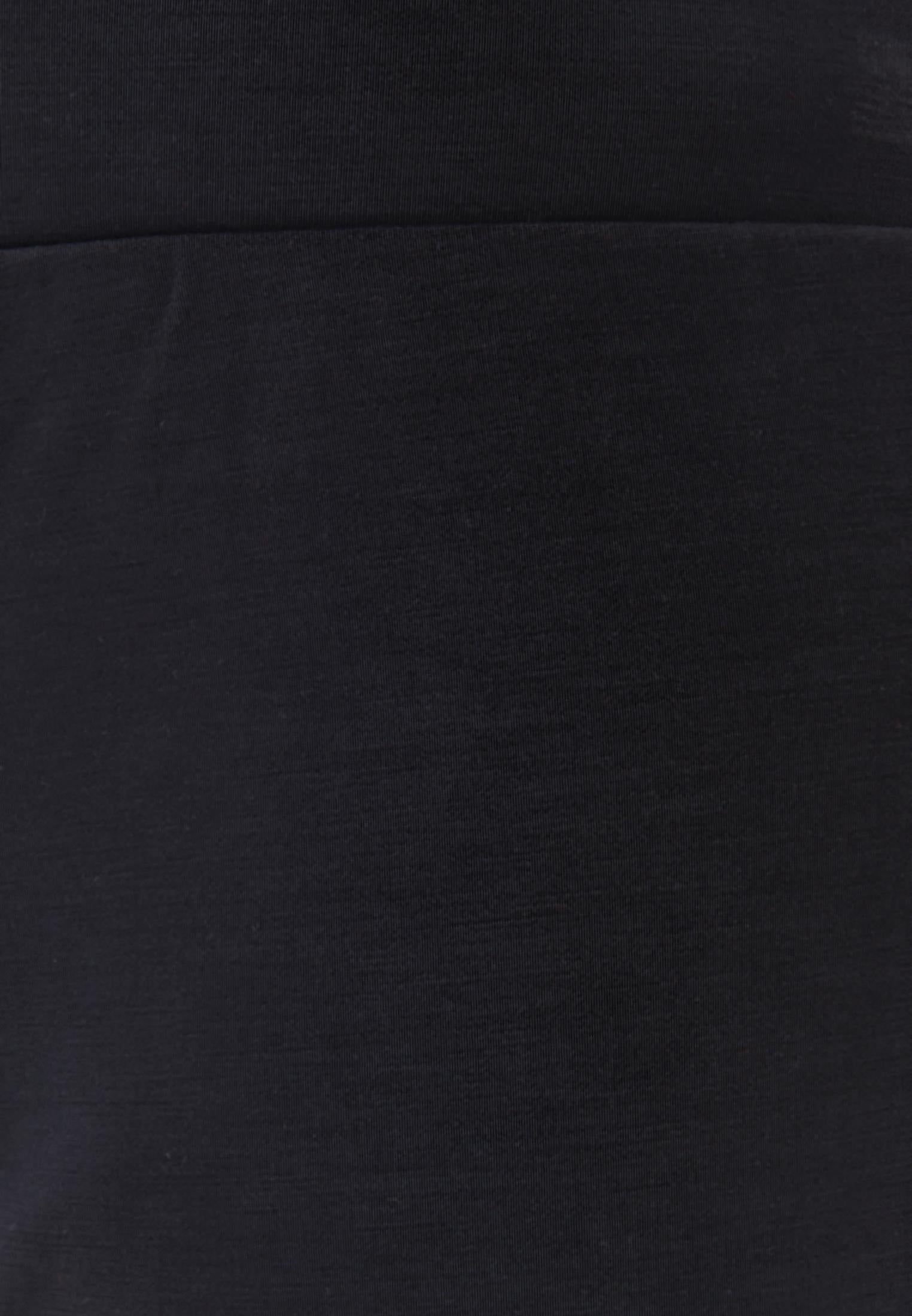 High Waist Modal Pants - BLACK