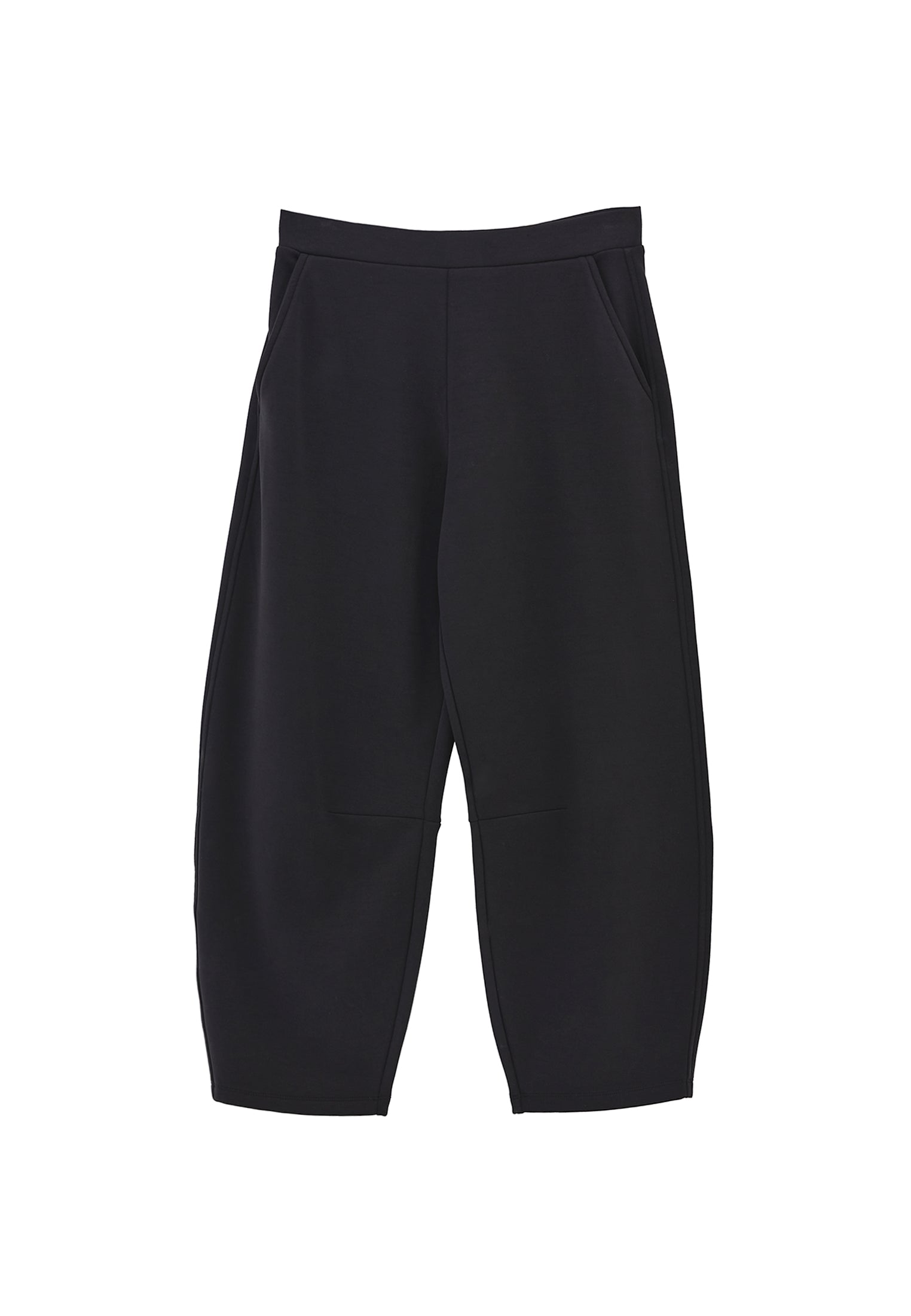 بنطلون بساق برميل - أسود