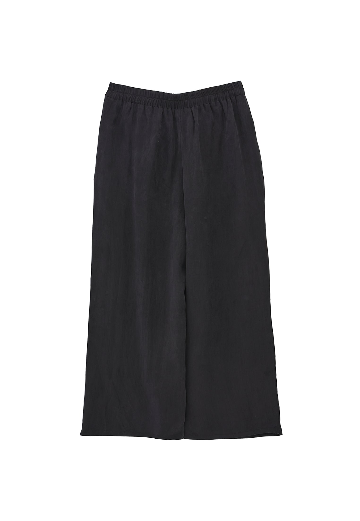 بنطلون مستقيم بخصر عال جداً - أسود