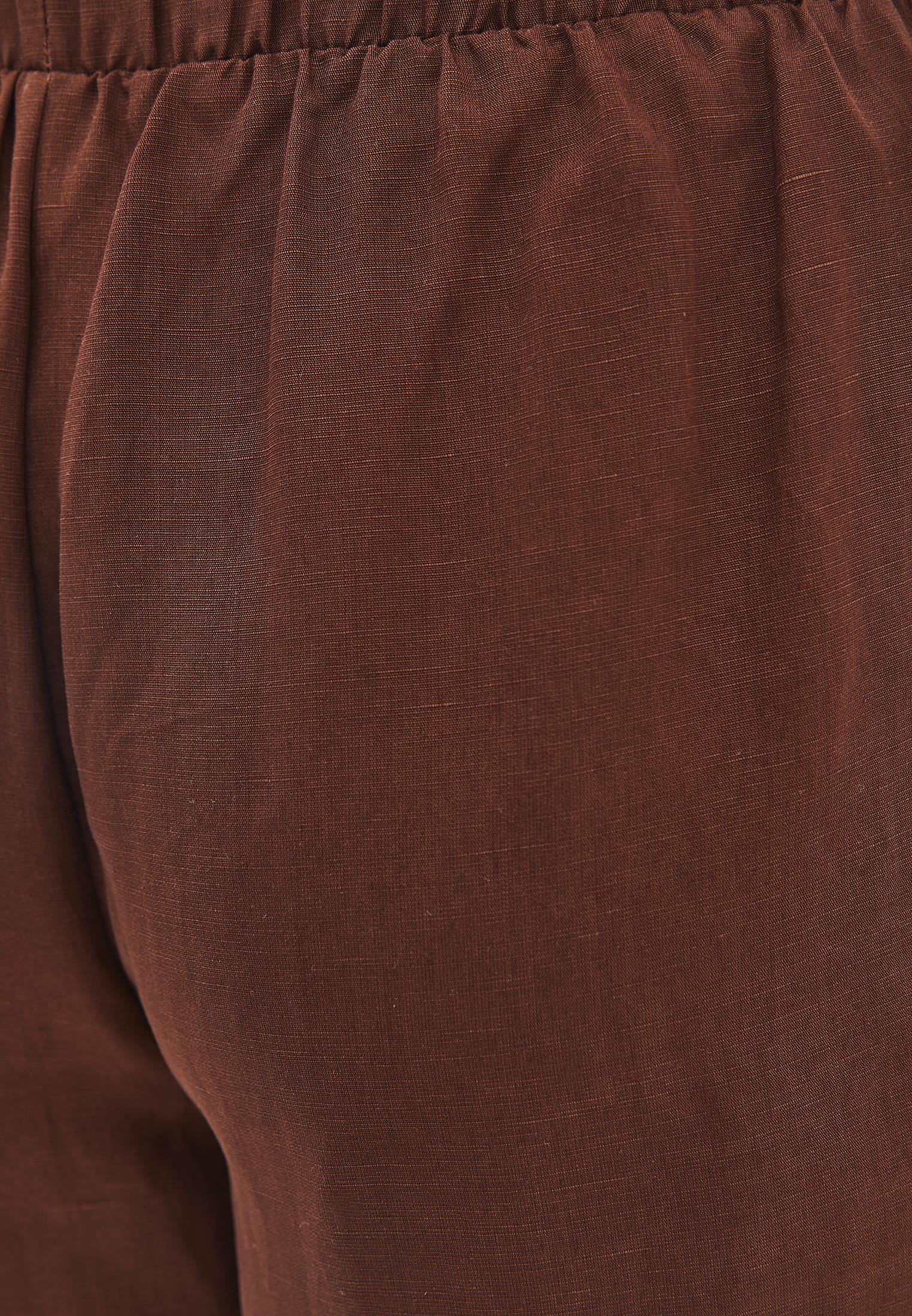 High Waist Wide Leg Pants - CHICORY COFFEE