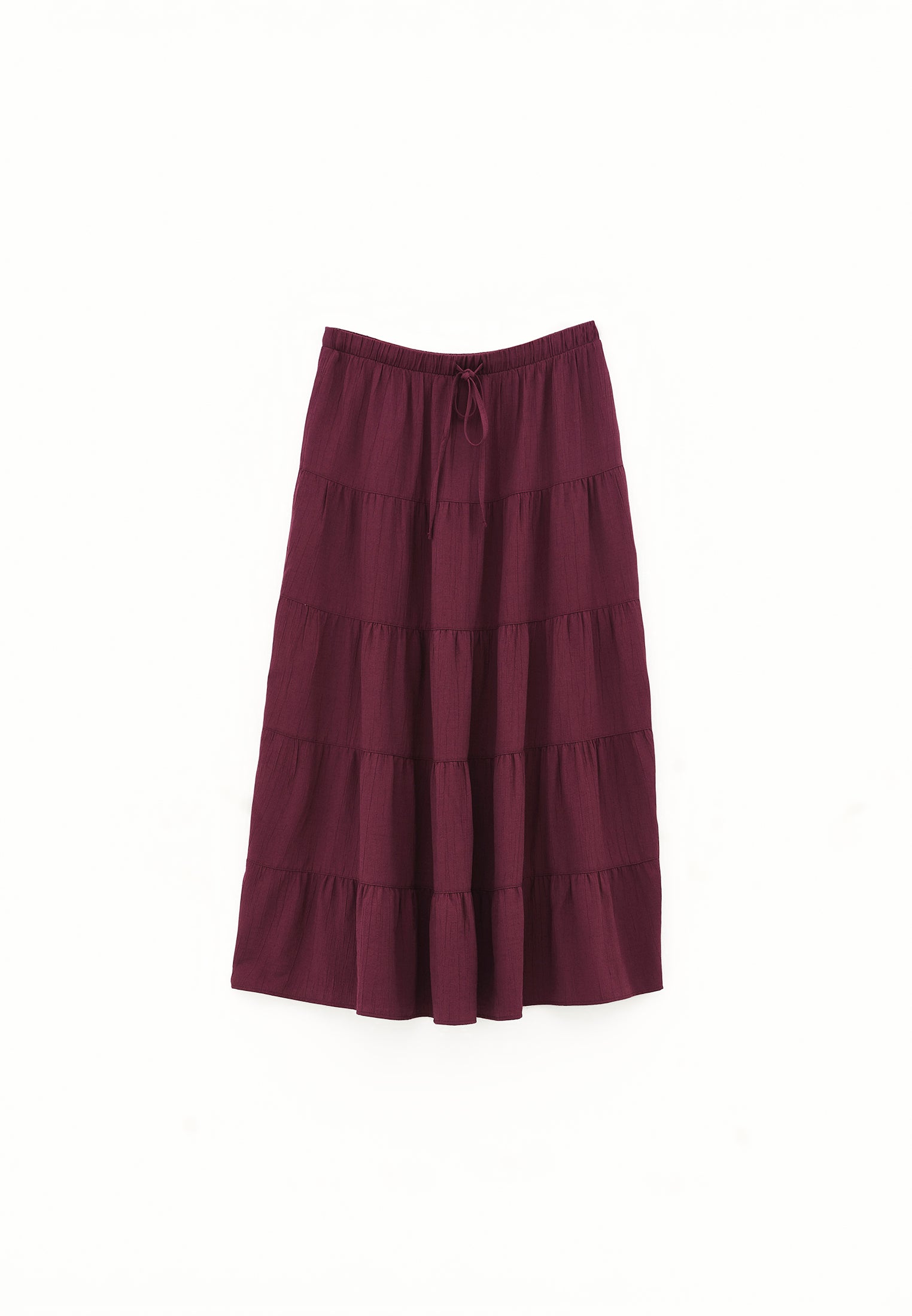 A-Line Midi Skirt - CRUSHED VIOLETS