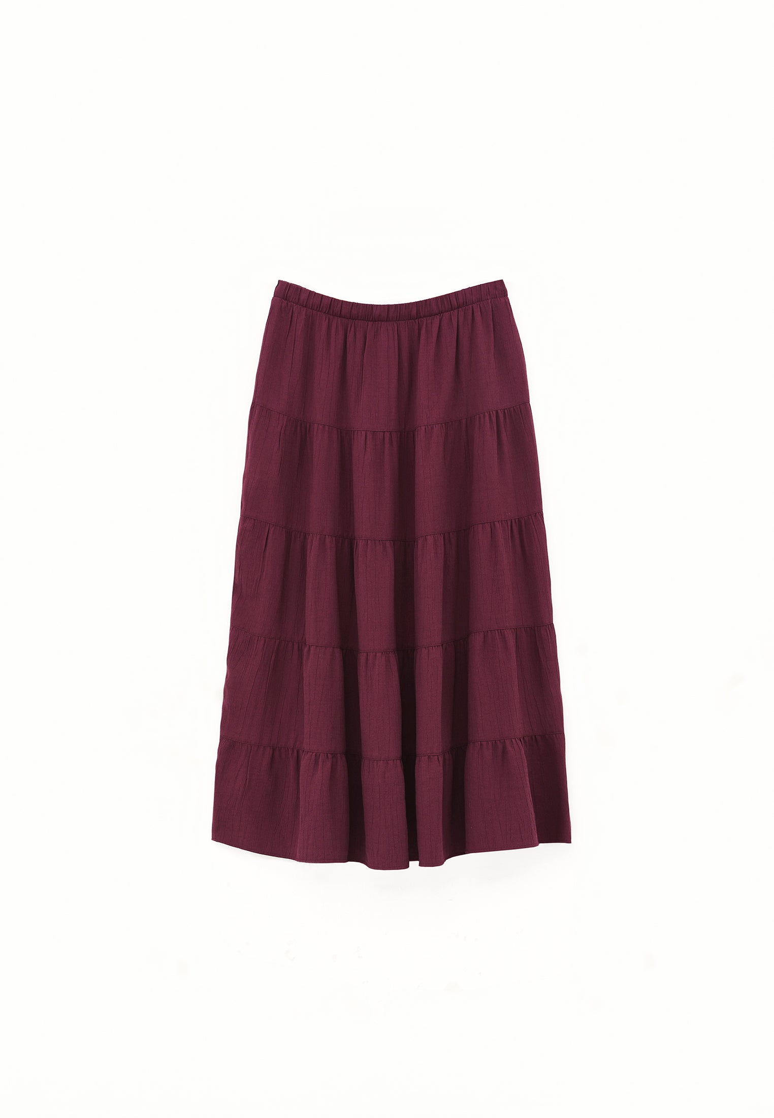 A-Line Midi Skirt - CRUSHED VIOLETS