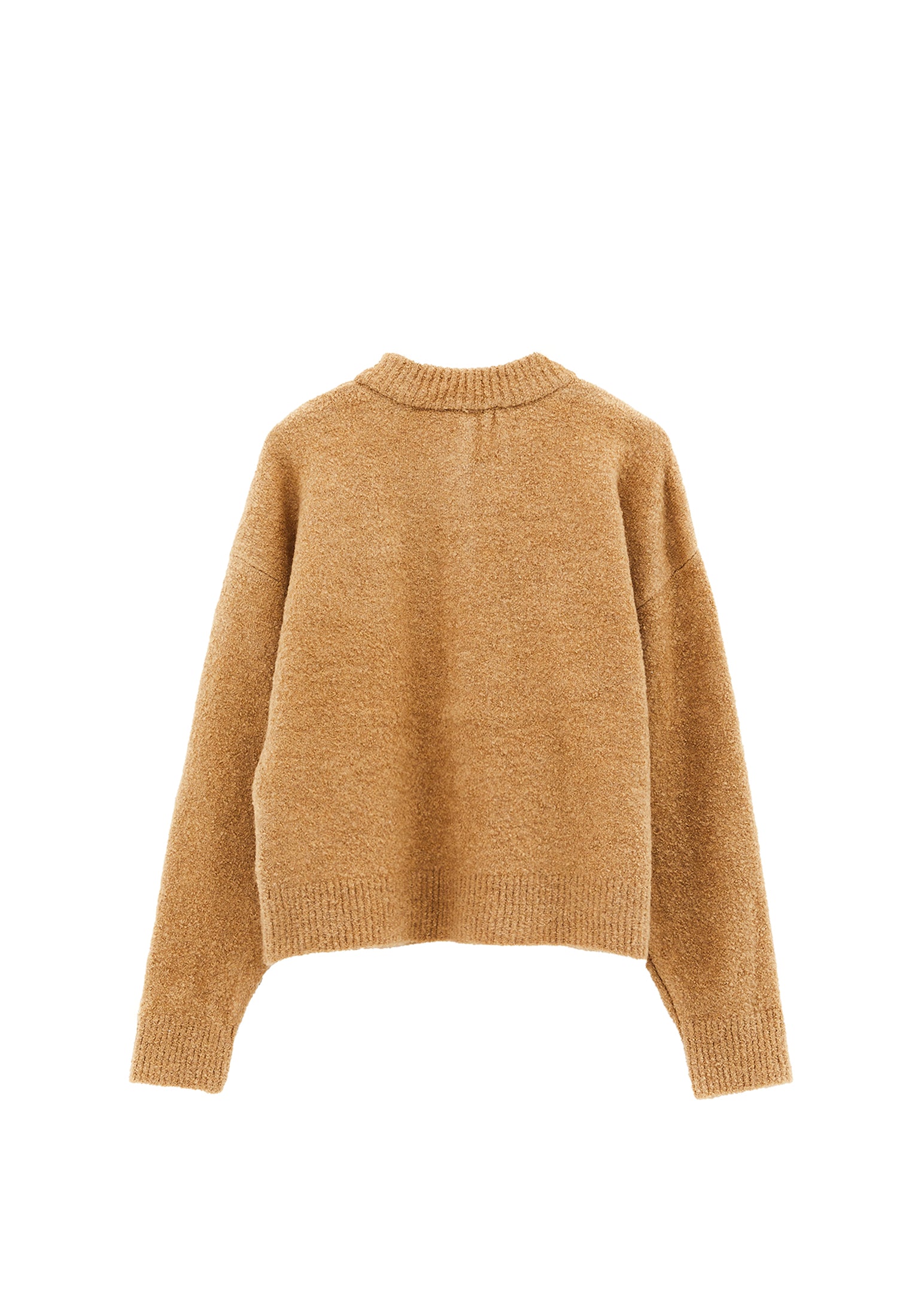 كارديجان بأكمام طويلة ناعم - مصل اللبن الرائب