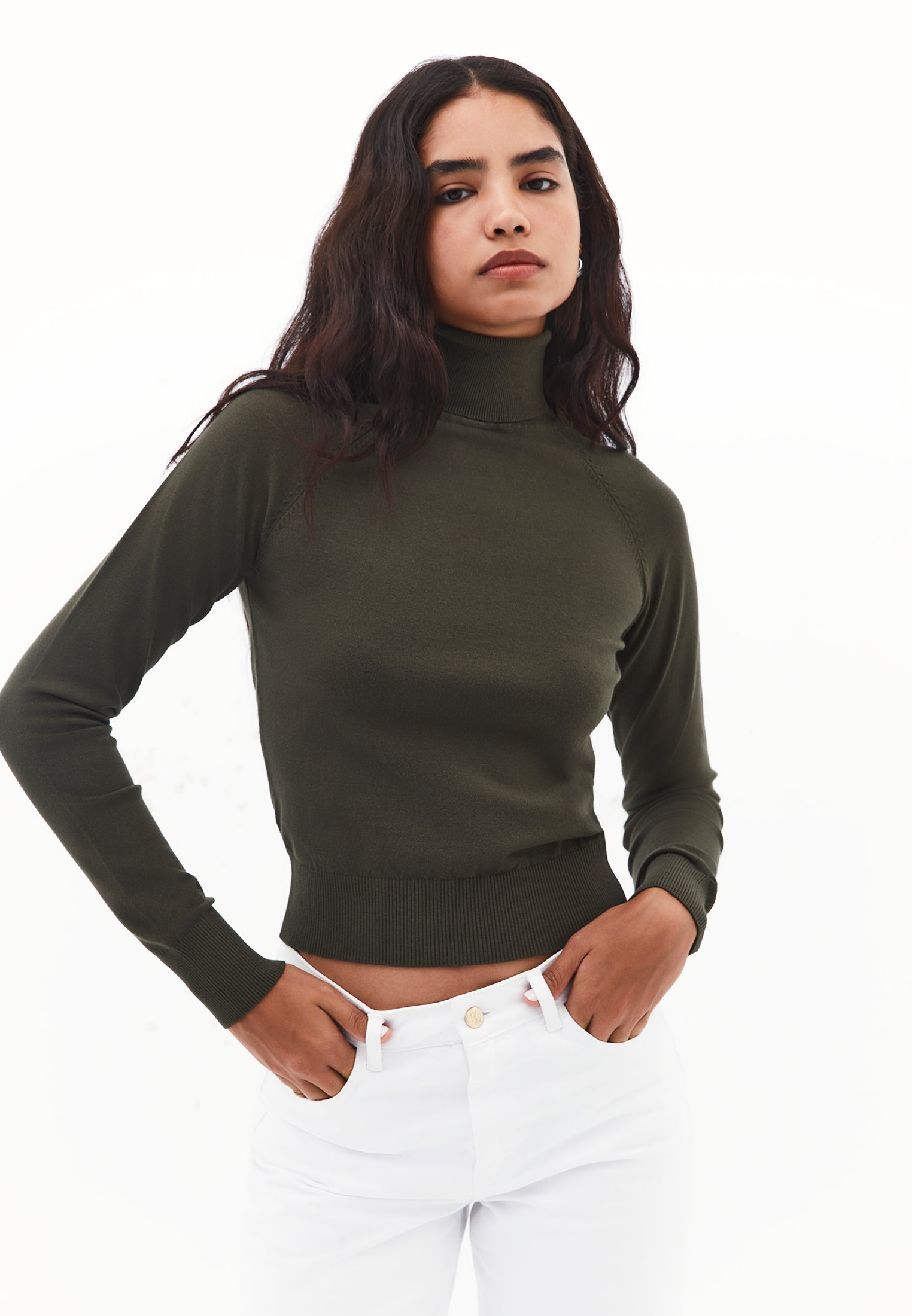 Slim Fit Turtleneck Knitwear - DEEP DEPTHS