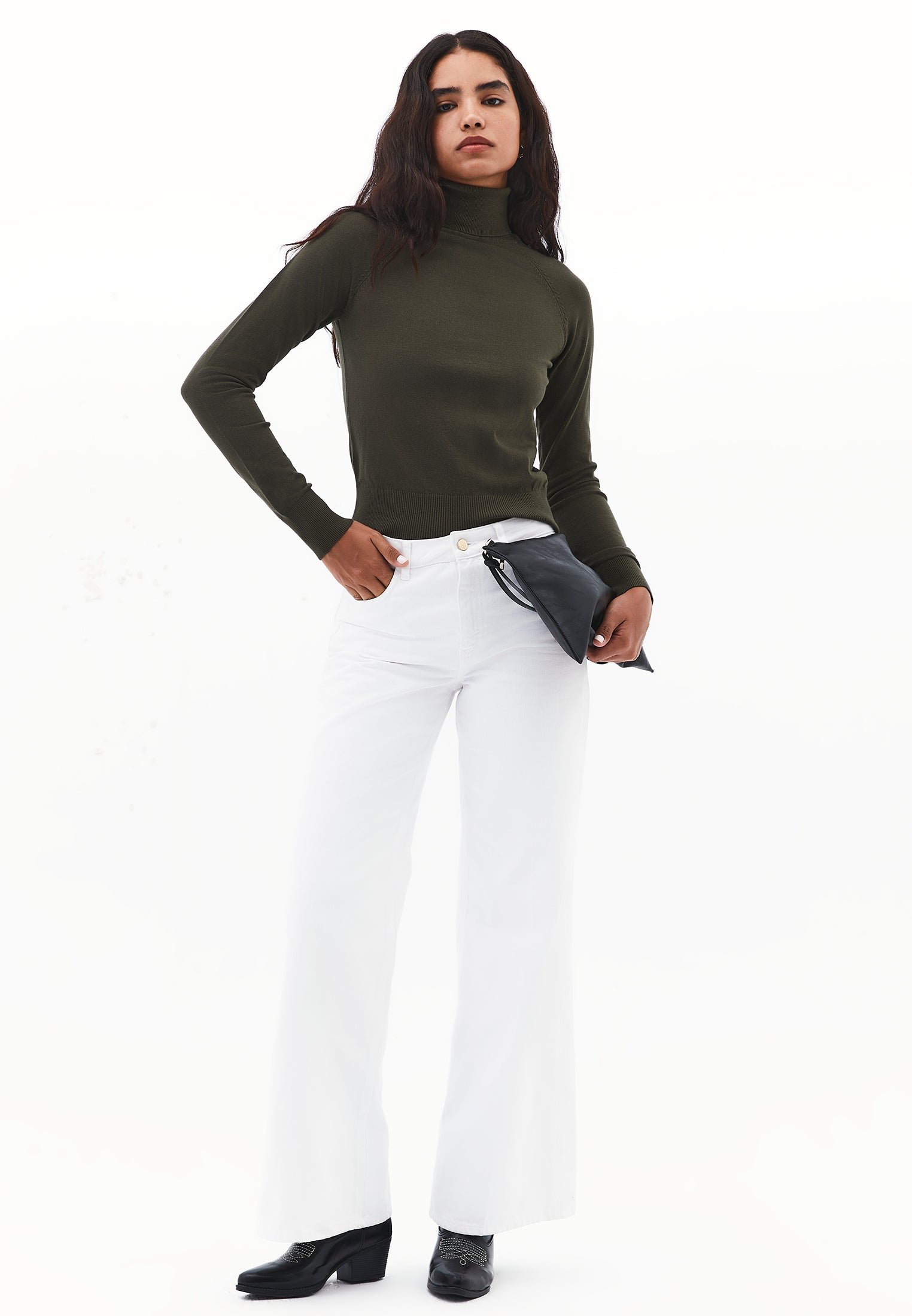 Slim Fit Turtleneck Knitwear - DEEP DEPTHS