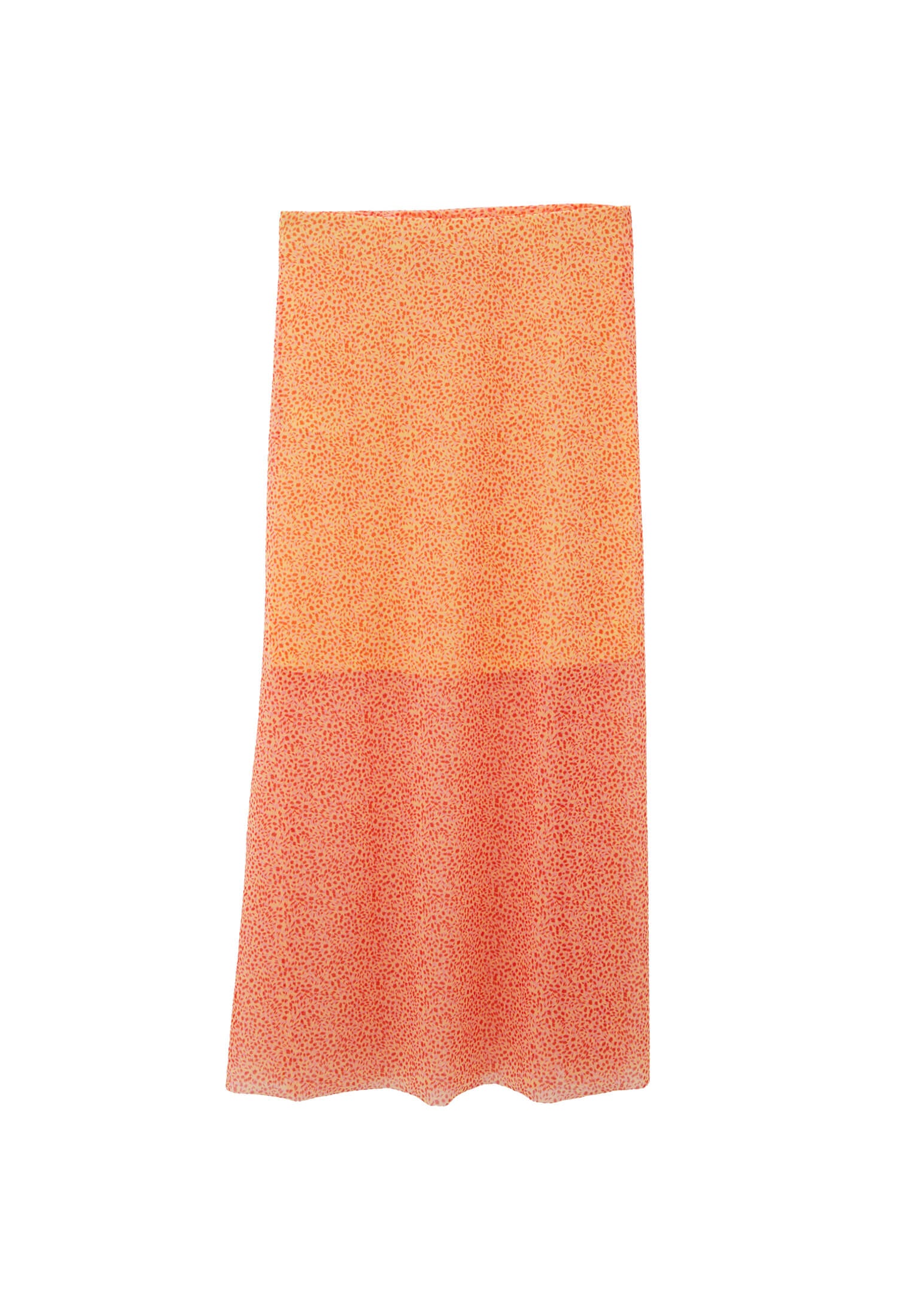 تنورة عالية الخصر - مشط منقّط