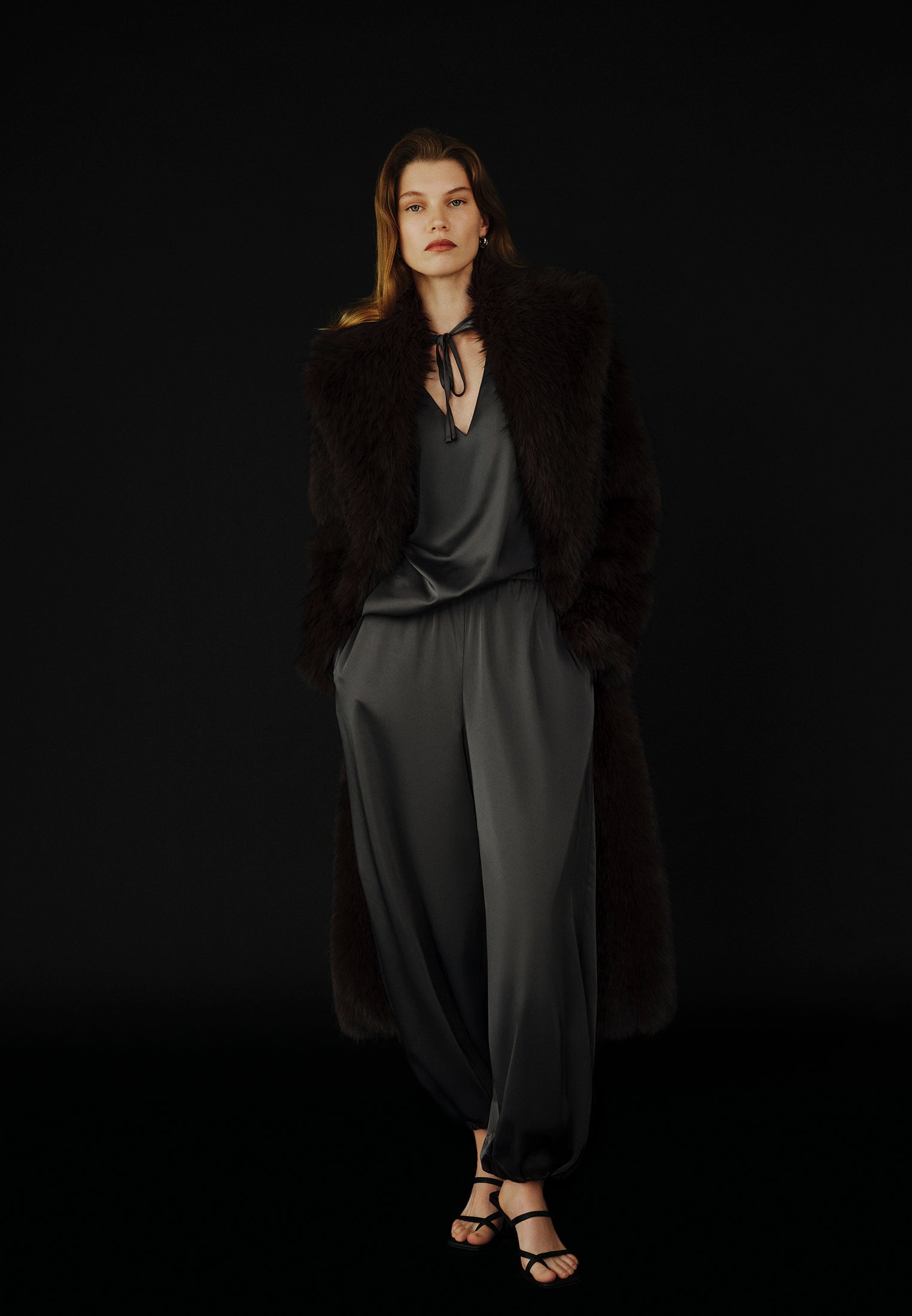 Oversize High Waist Balloon Form Jogger Pants - EIFFEL TOWER