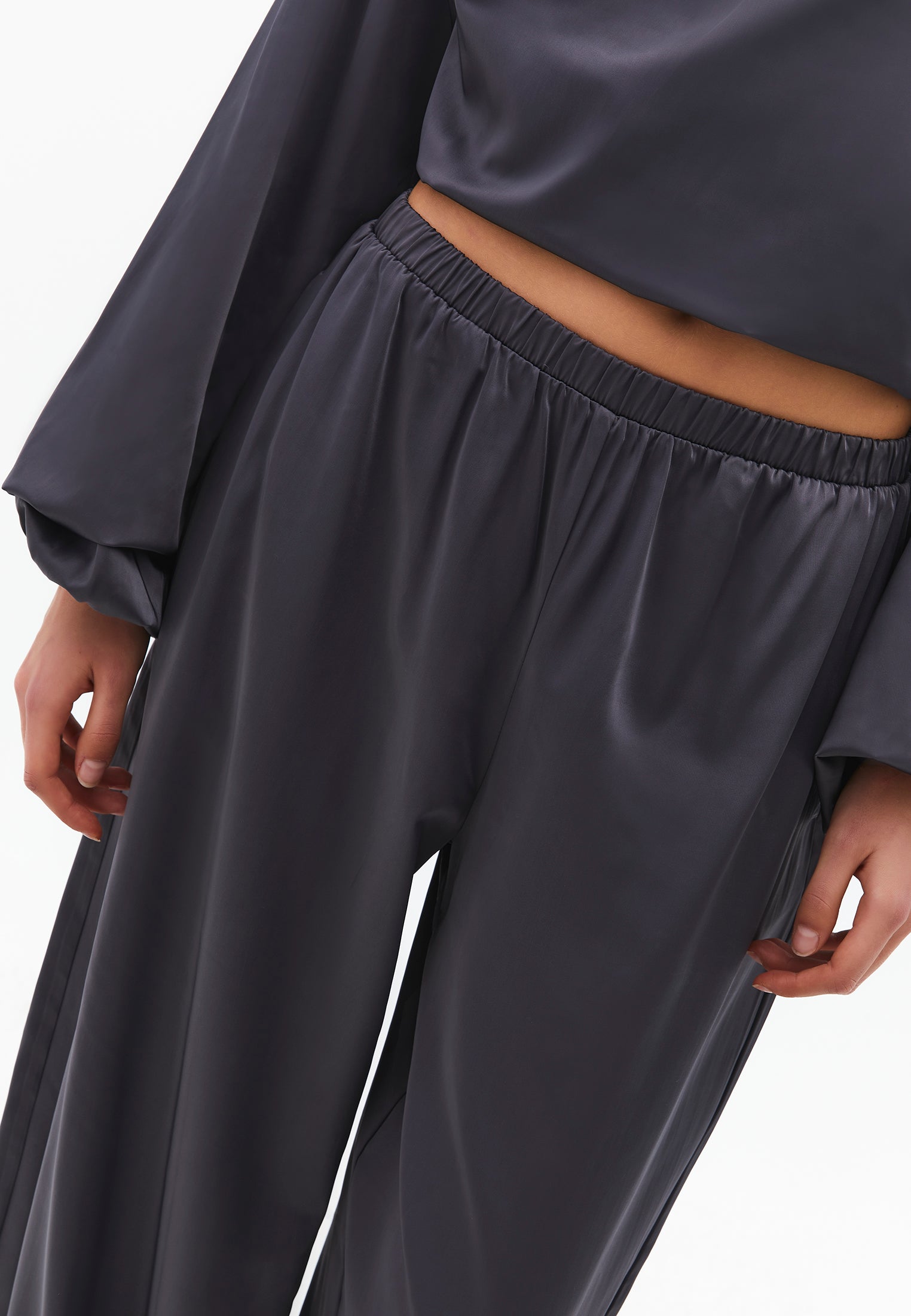 Oversize High Waist Balloon Form Jogger Pants - EIFFEL TOWER