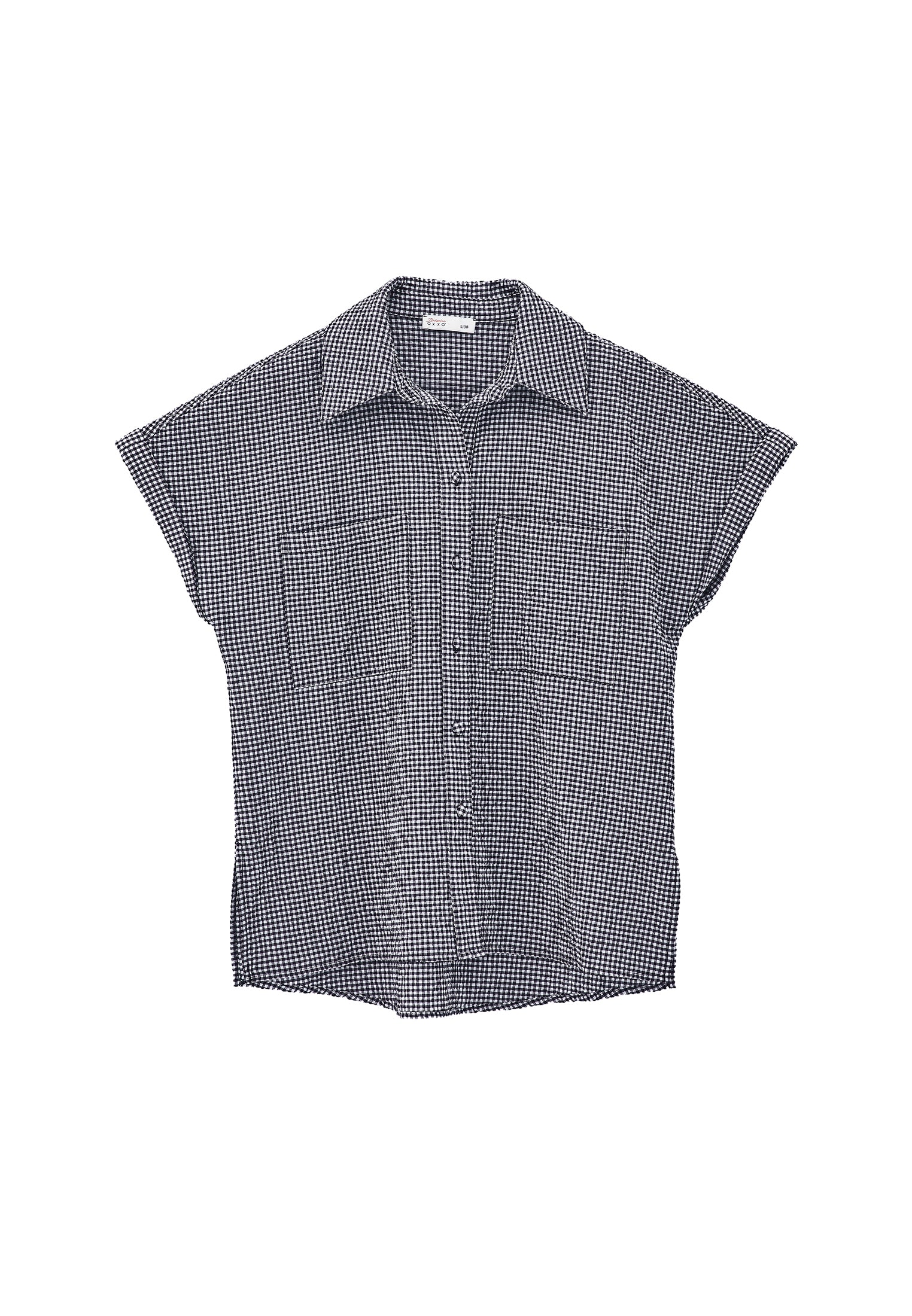 Short Sleeve Shirt - EVENING BLUE GINGHAM