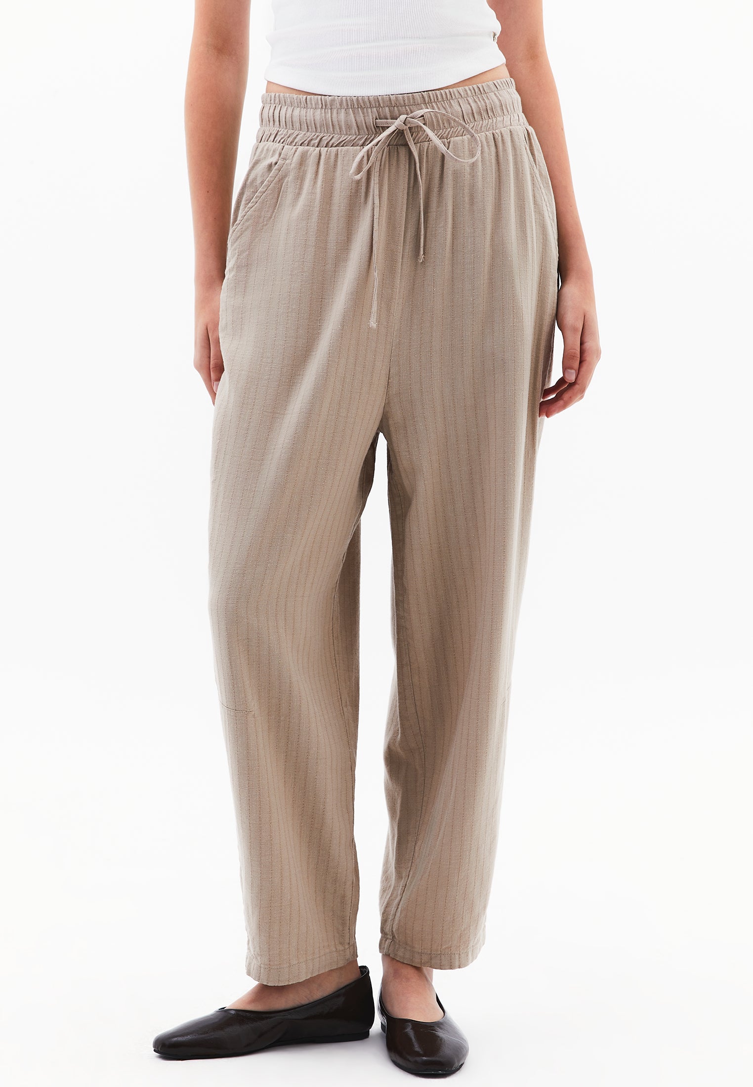 BAGGY PANTS - FEATHER GRAY