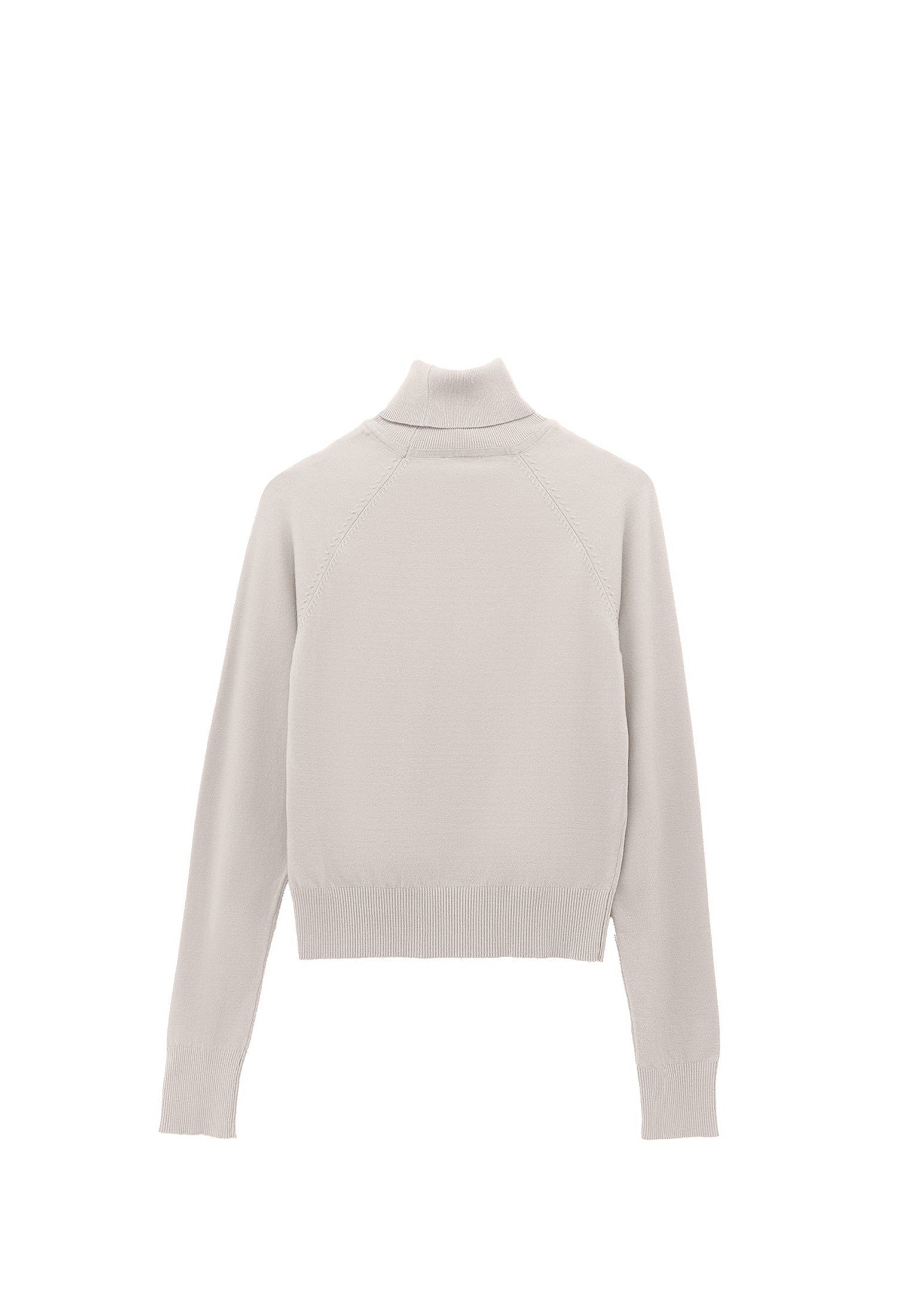 Slim Fit Turtleneck Knitwear - FEATHER GRAY