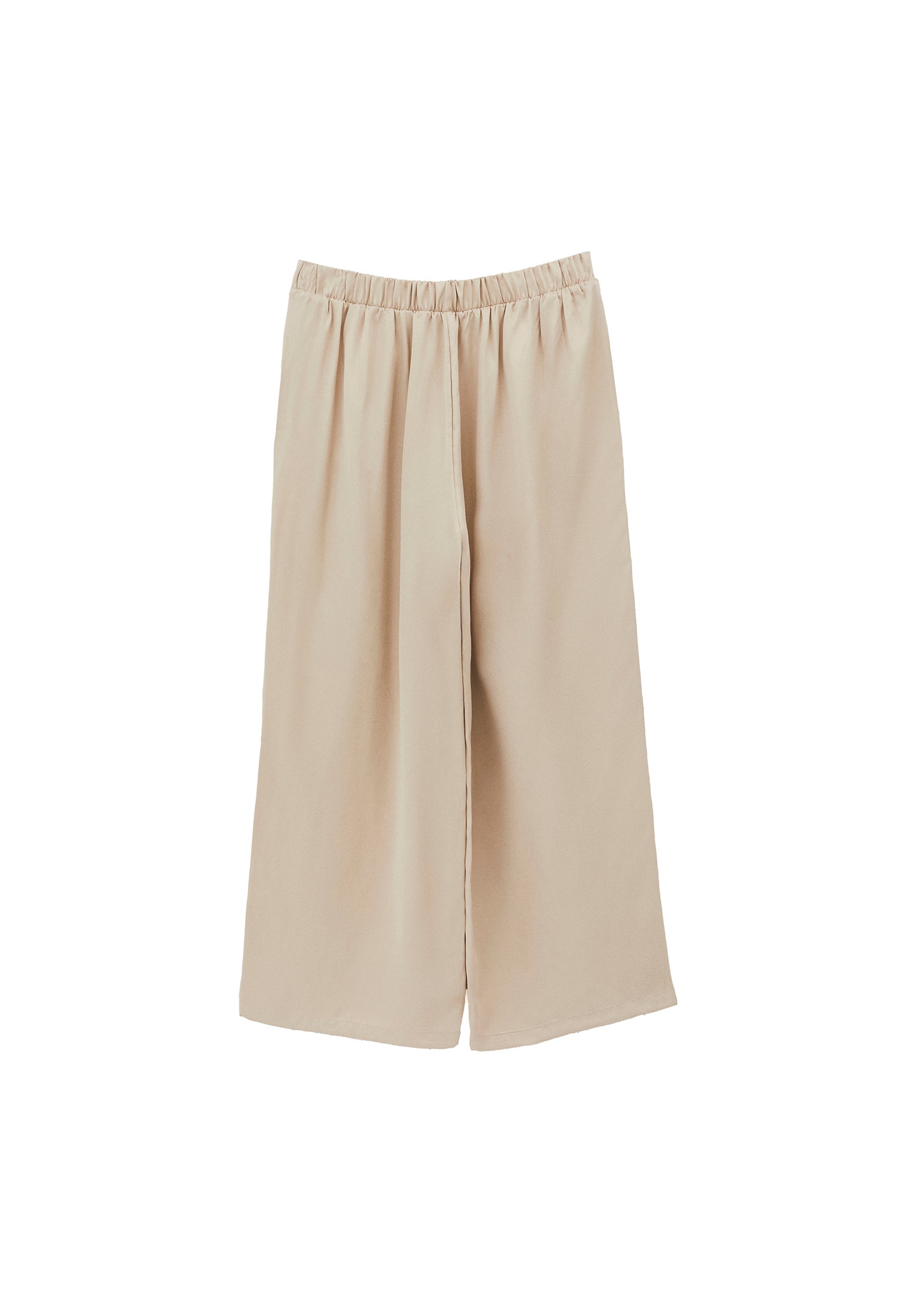 Ultra High Waist Straight Pants - FEATHER GRAY