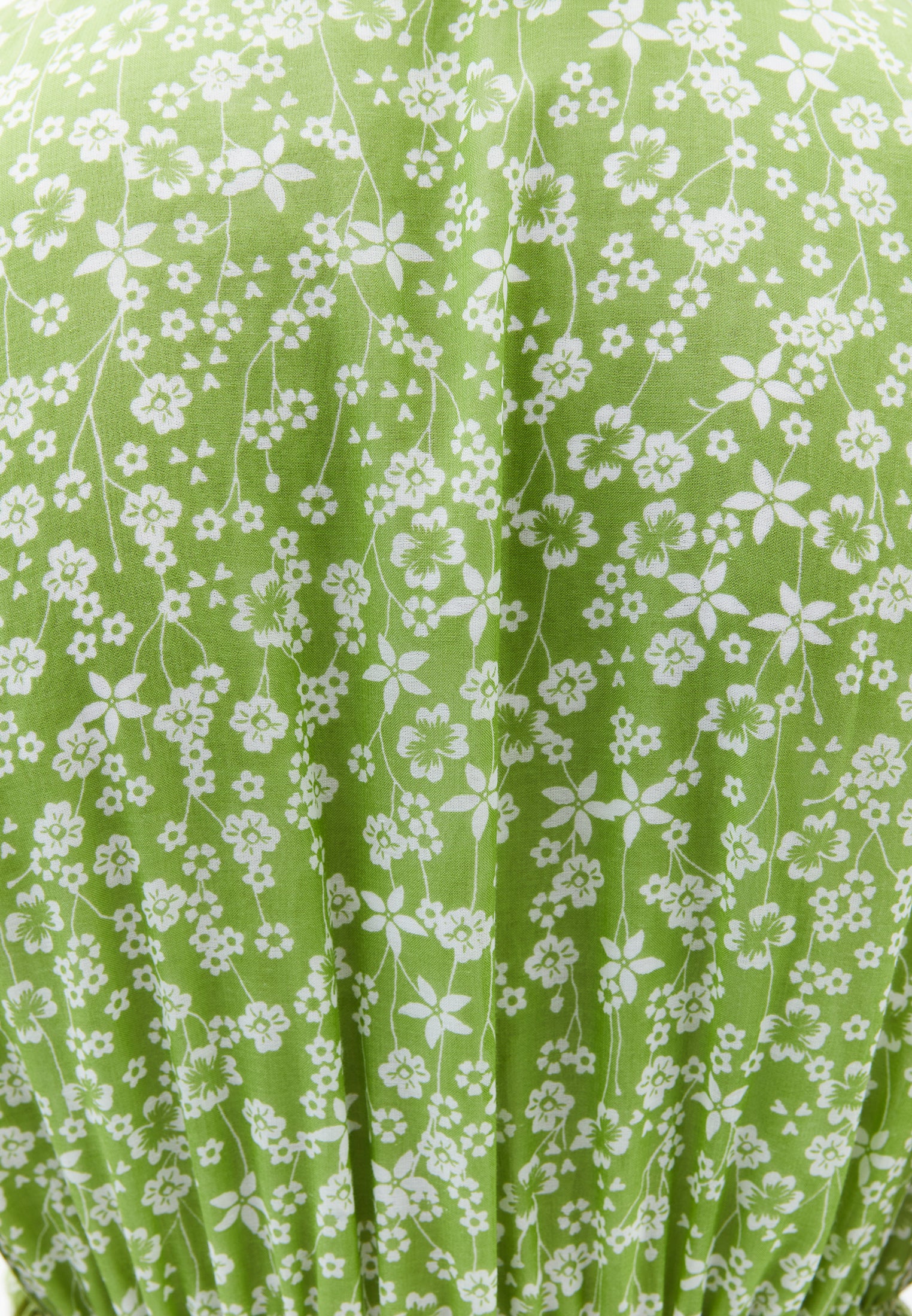 فستان طويل مع تفاصيل كشكش - مشط زهري