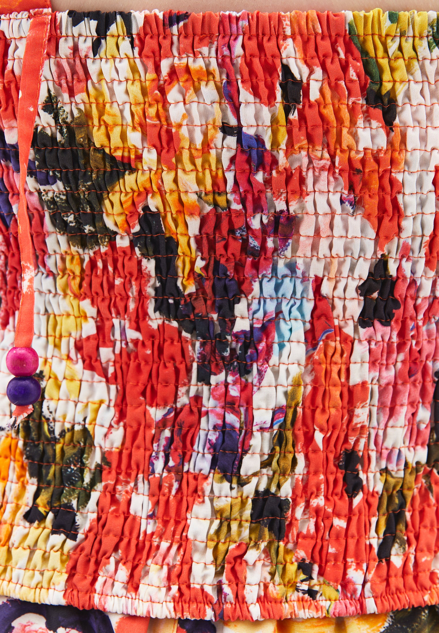 Sleeveless Square Neck Tank Top - FLOWER COMB