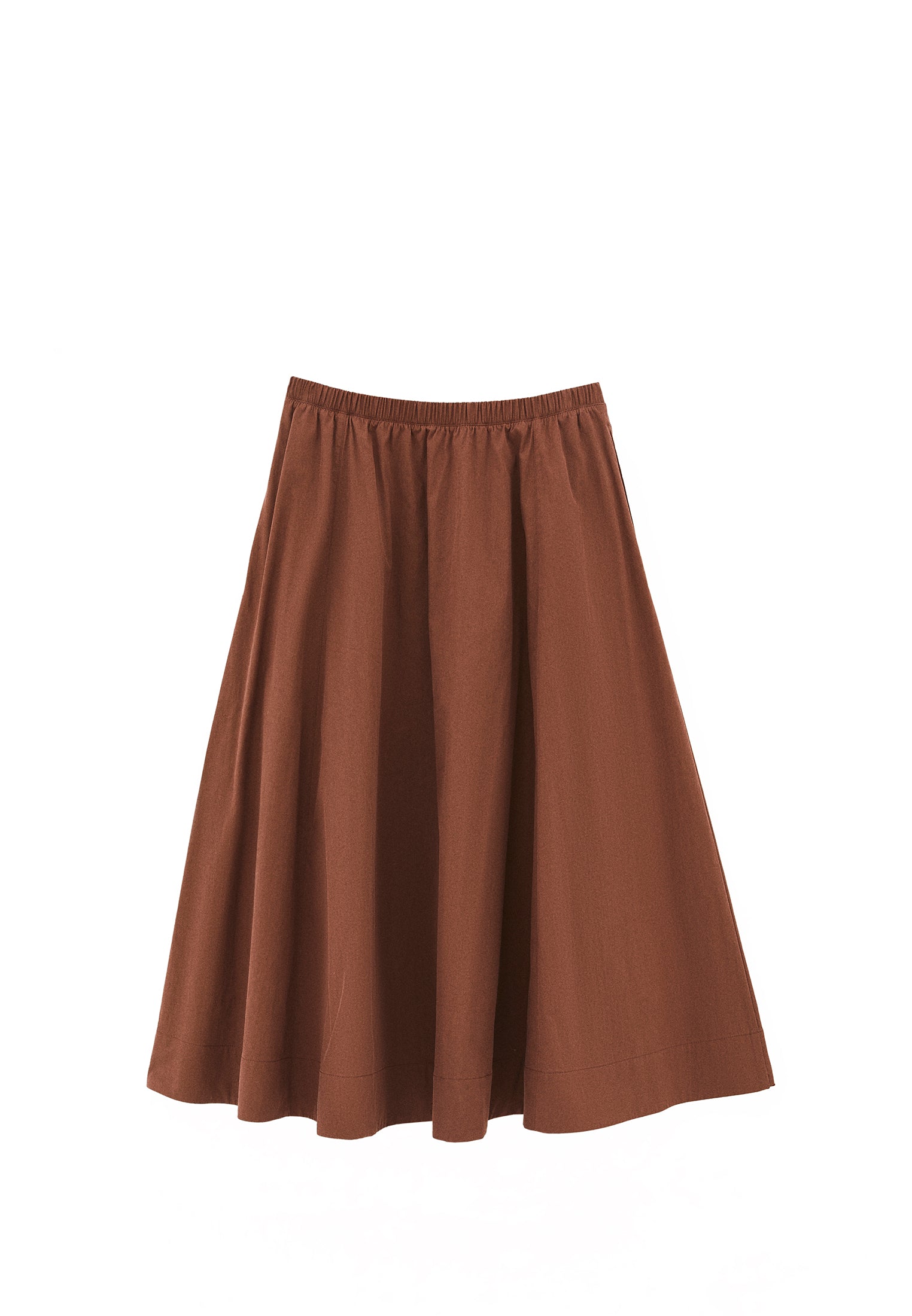 High Waist Flared Skirt - FONDUE FUDGE