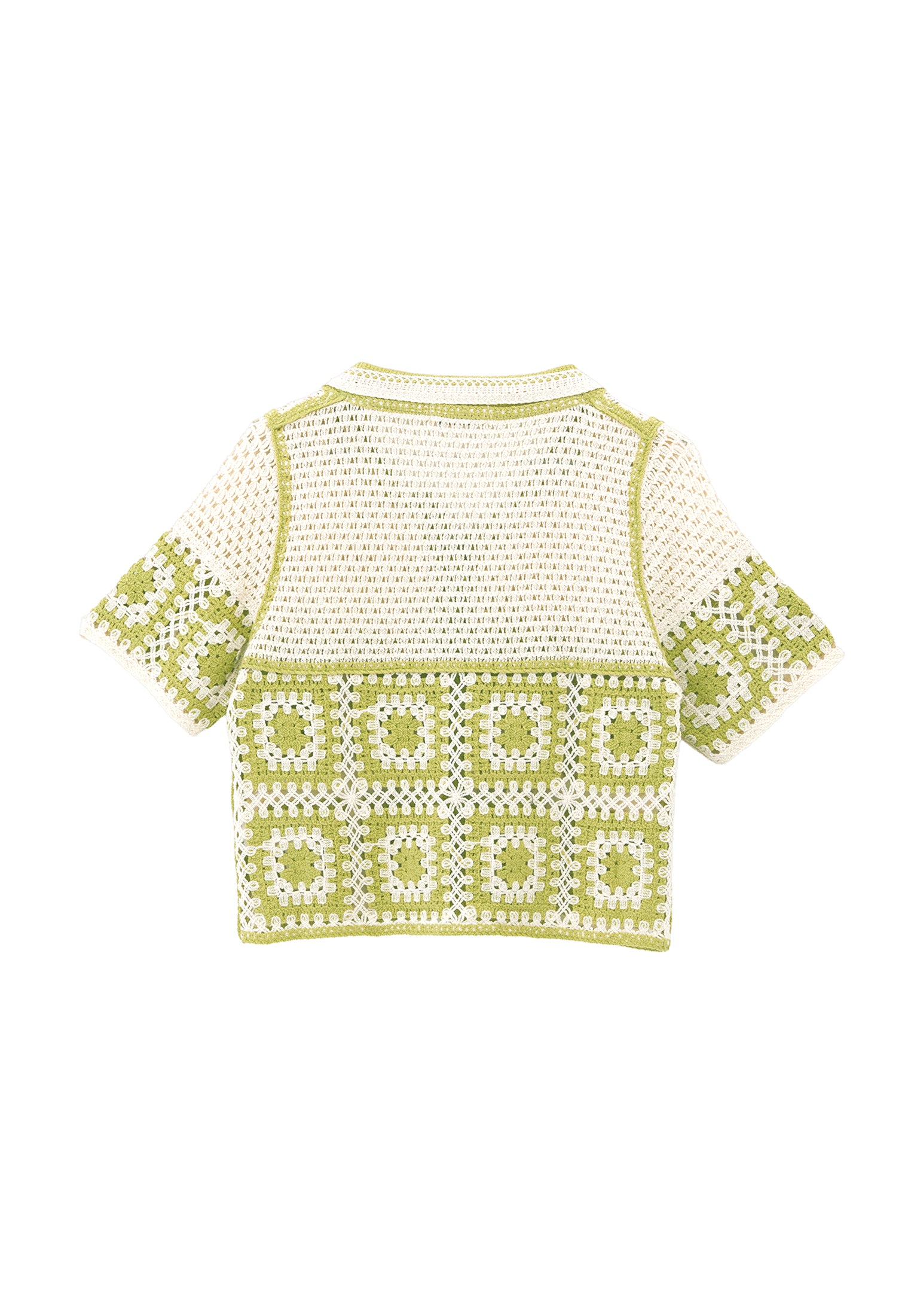 قميص بياقة بولو - حليب اللوز/السرو الذهبي