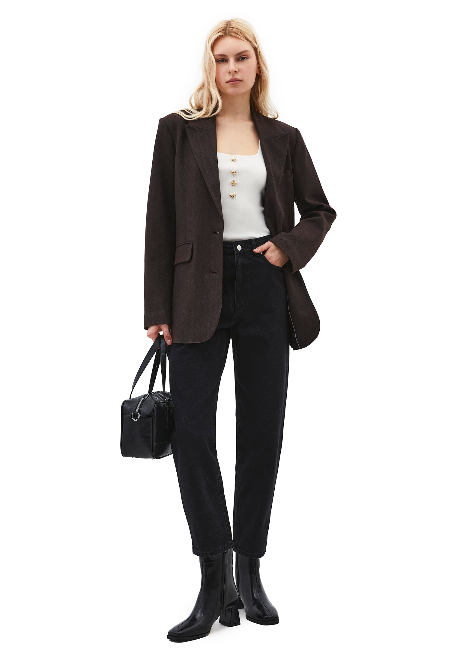 U Neck Sleeveless Tank Top - ICE MILK